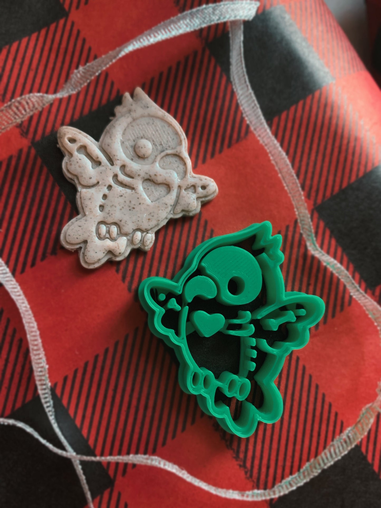 Skeletal Bird - Embossed Sharp Clay Cutters