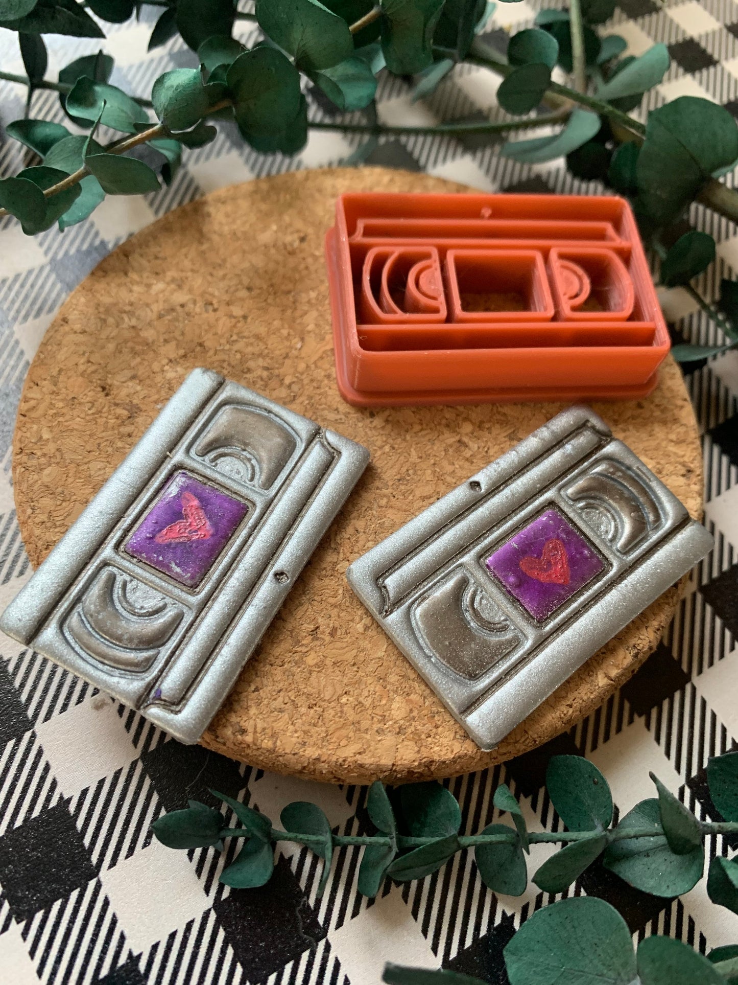 VHS Tape - Embossed Sharp Clay Cutter