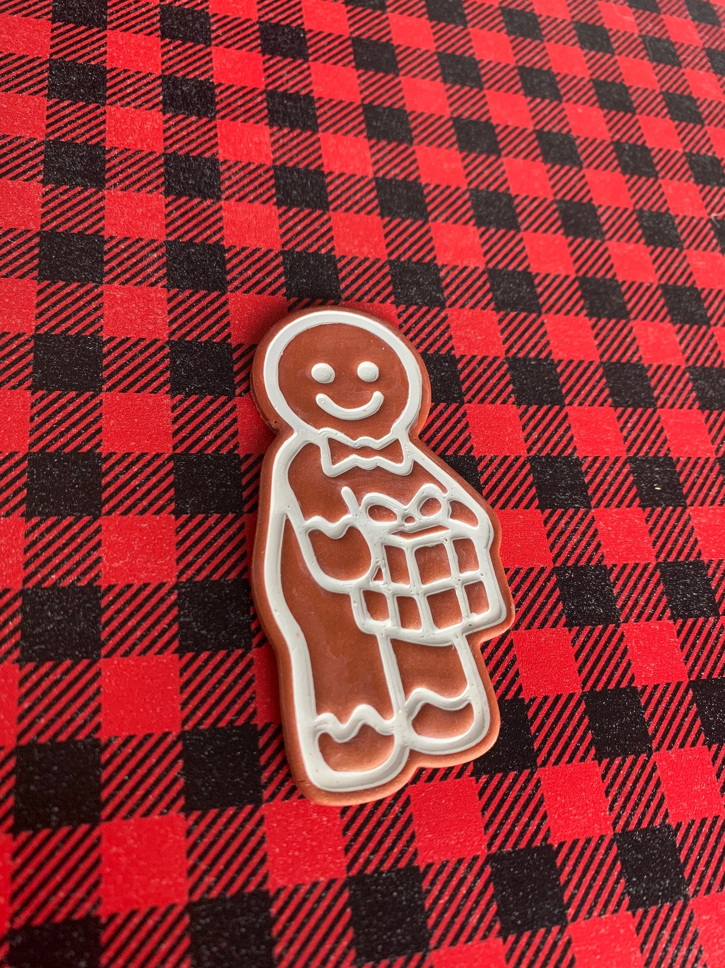 LARGE Naughty Gingerbread Cookie Dick in a Box - Embossed Sharp Clay Cutter