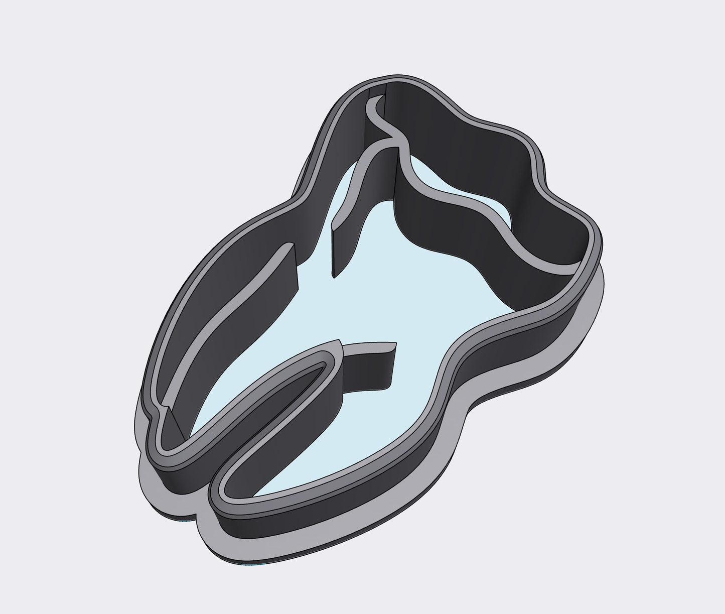 Tooth with Root Embossed Sharp Clay Cutter