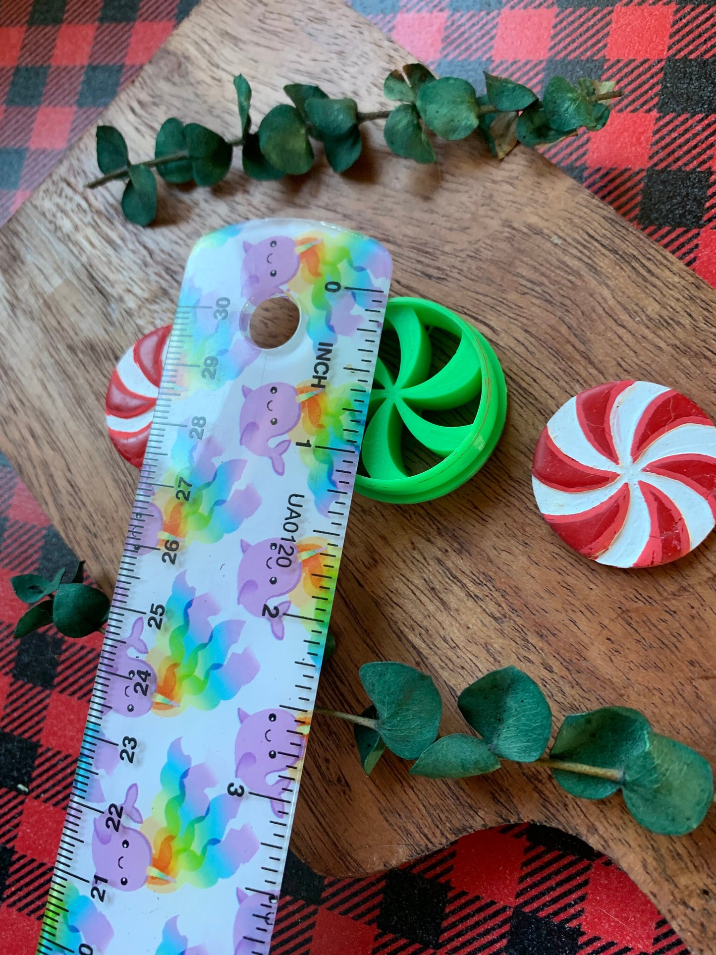 Peppermint Candy - Embossed Sharp Clay Cutter