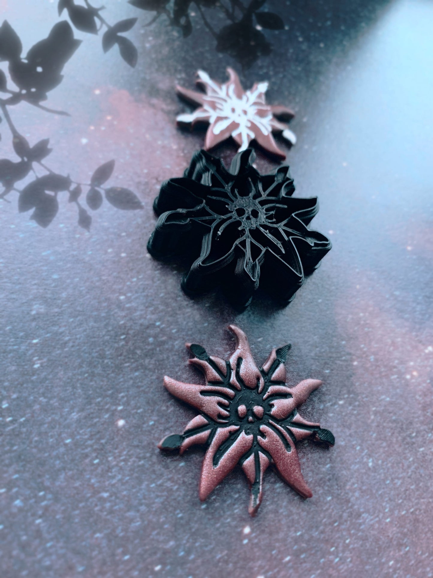 Nightshade Flower with Skull Sharp Clay Cutter