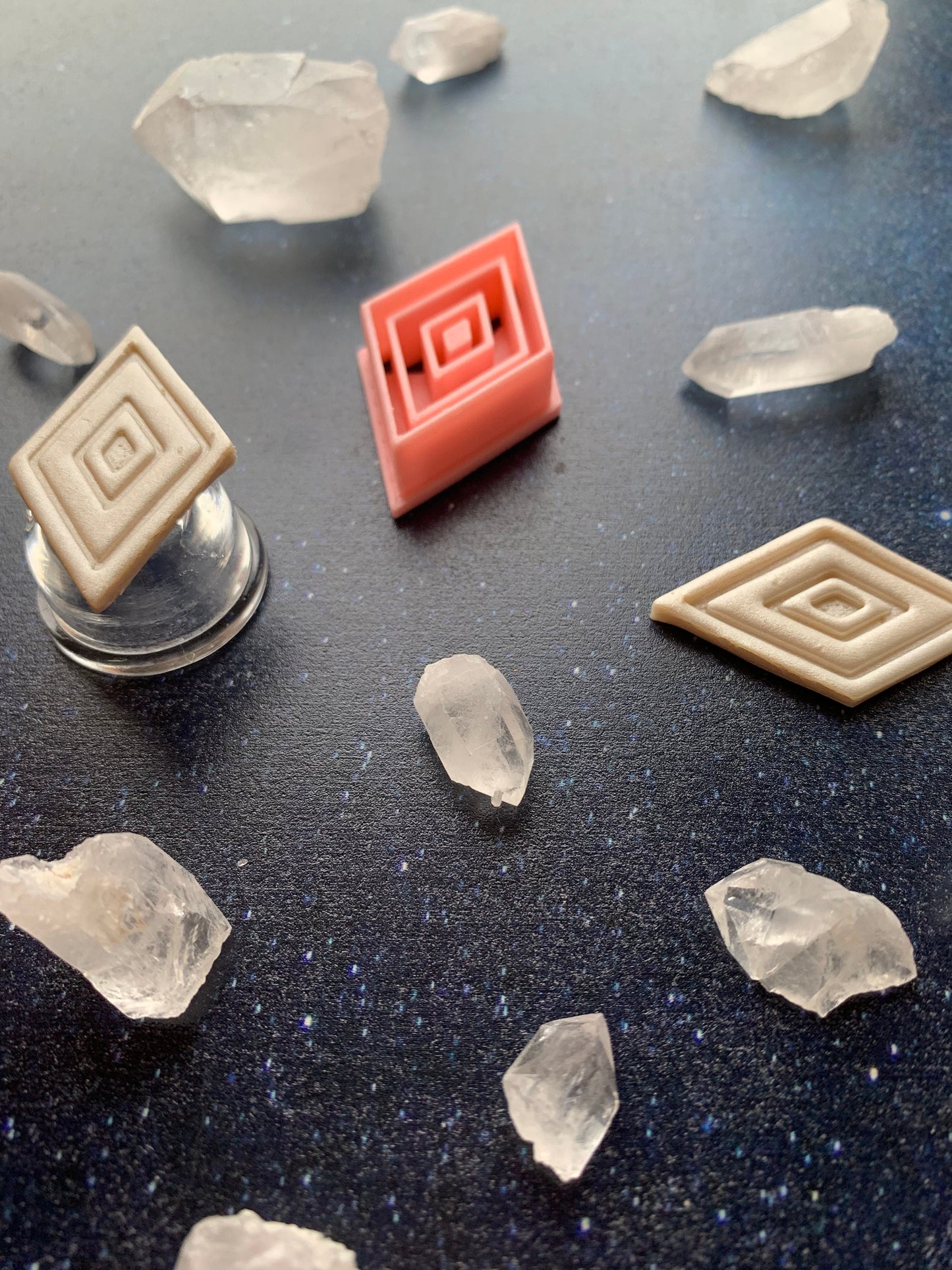 Simple Lined Diamond - Embossed Sharp Clay Cutter