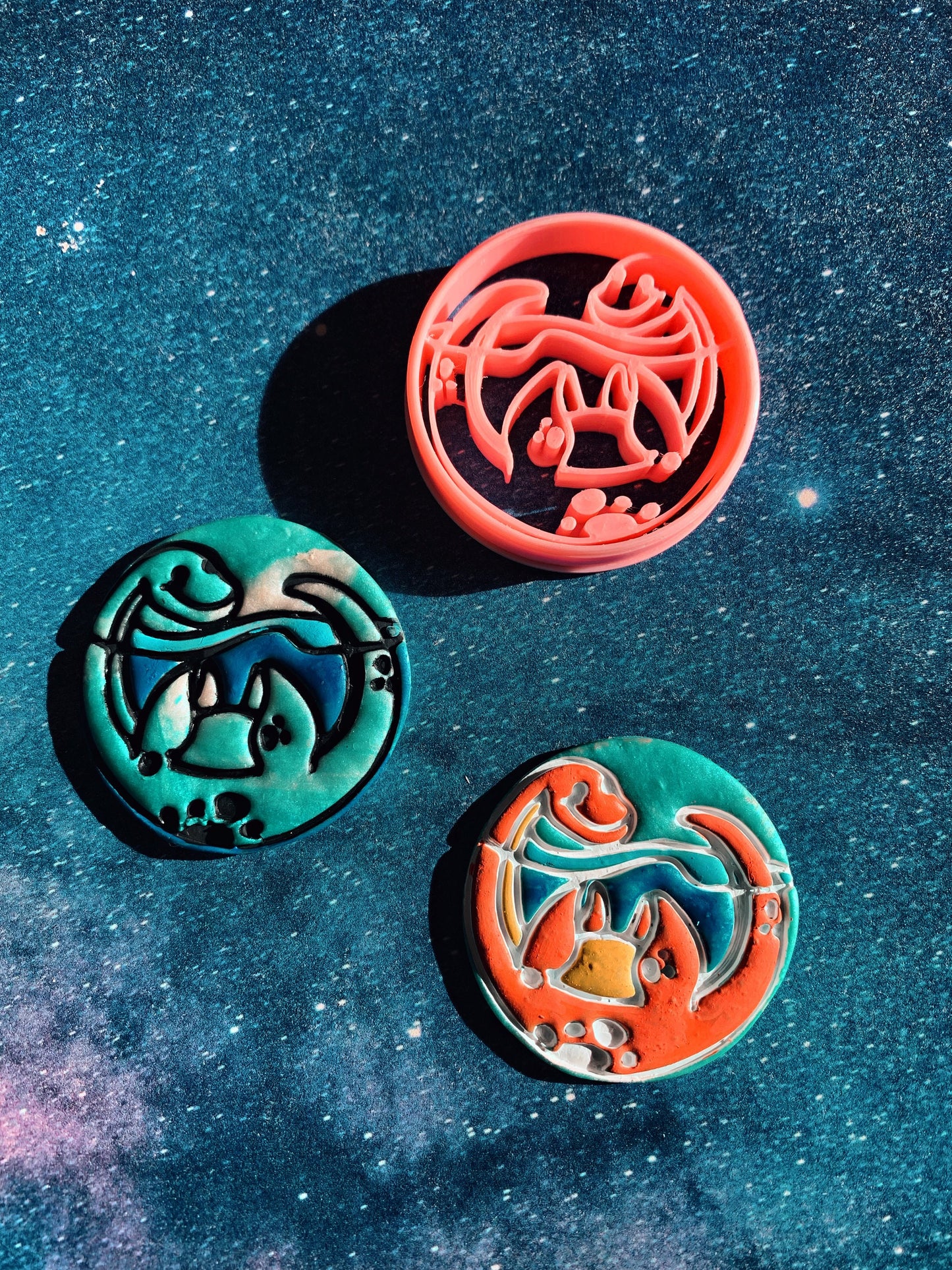 Loch Ness Monster - Embossed Sharp Clay Cutters