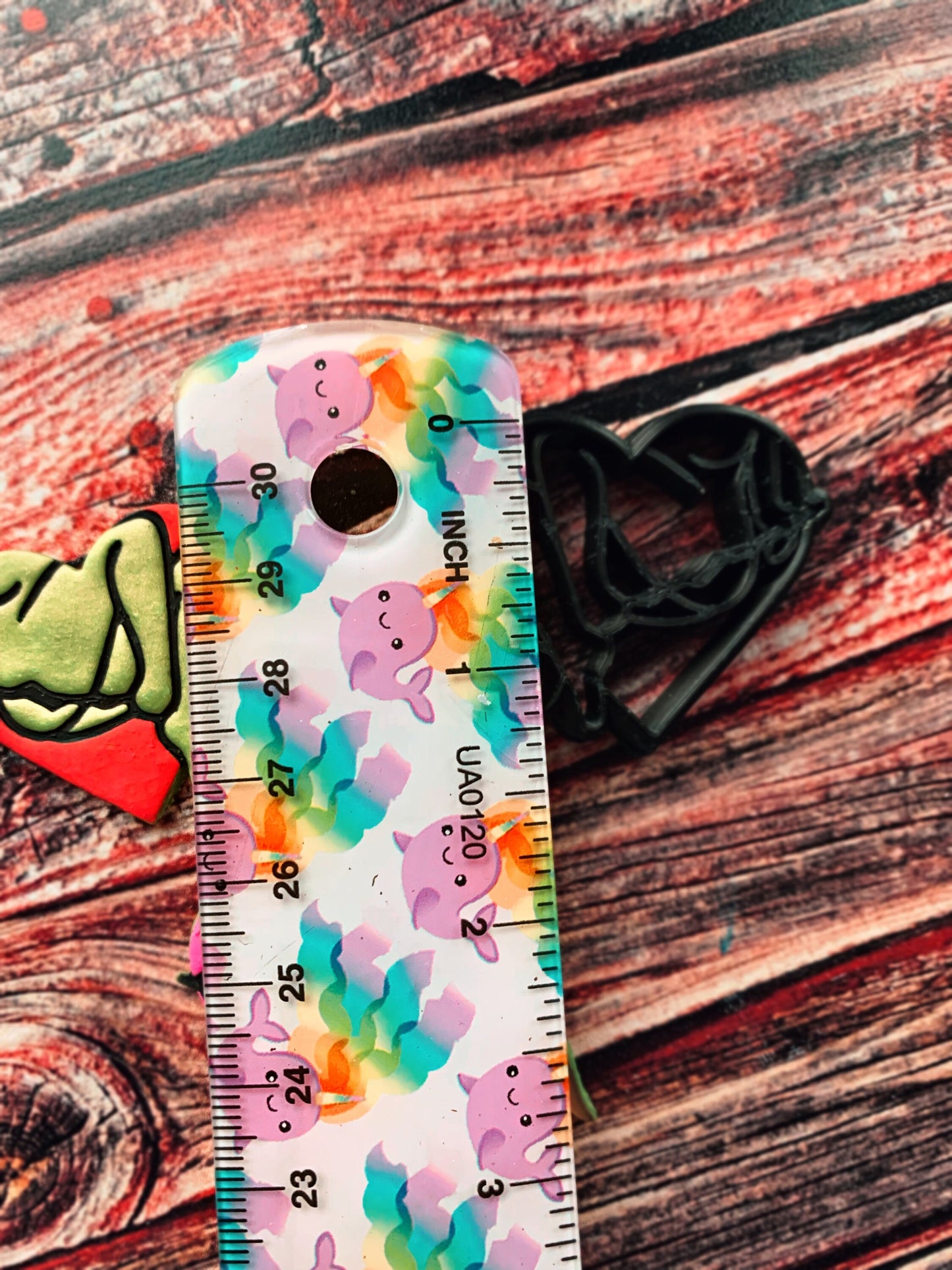 Witch Booty on Broom in Heart Sharp Clay Cutter