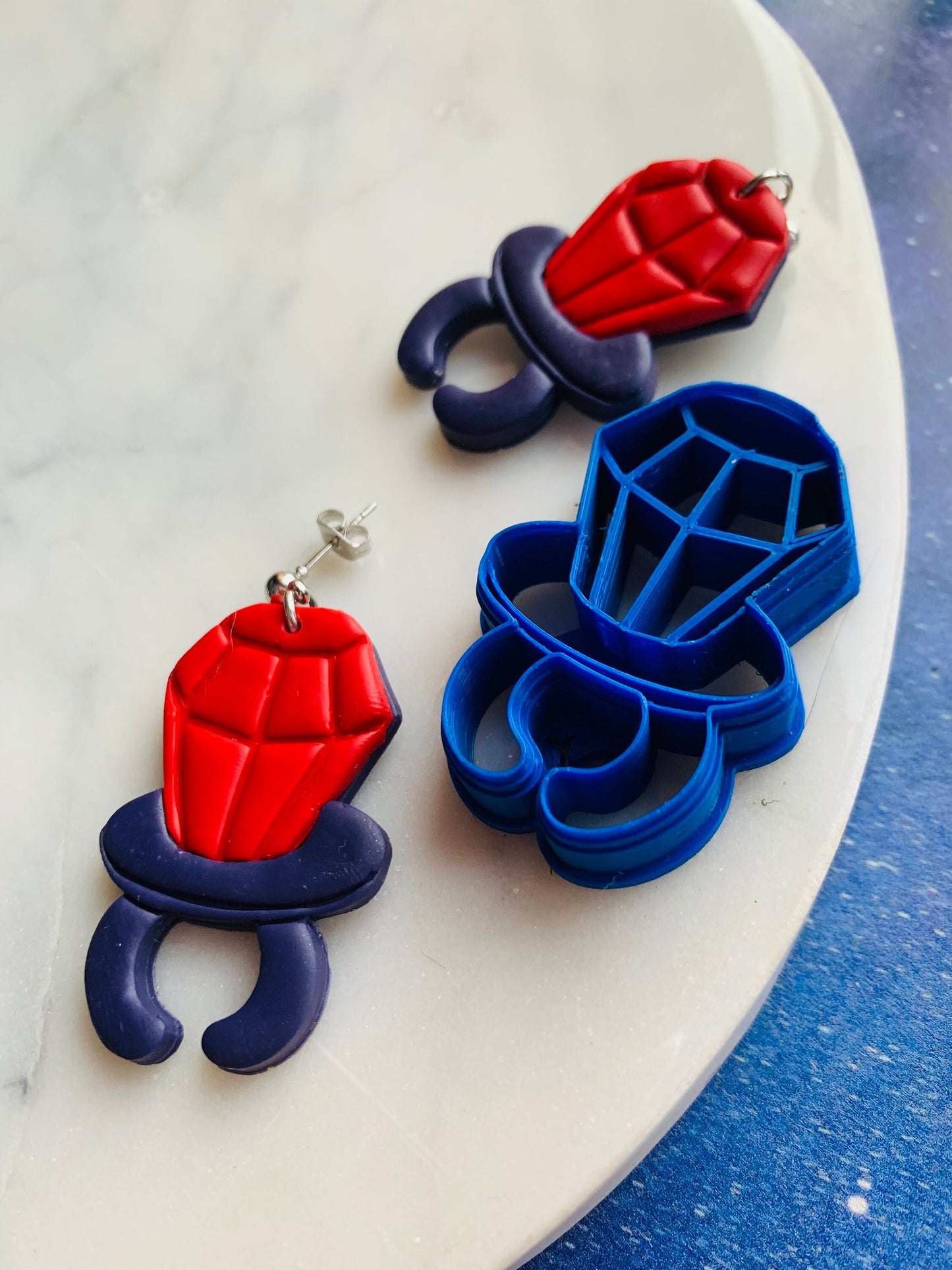 Ring Pop Lolli Sucker Ring Sharp Clay Cutter