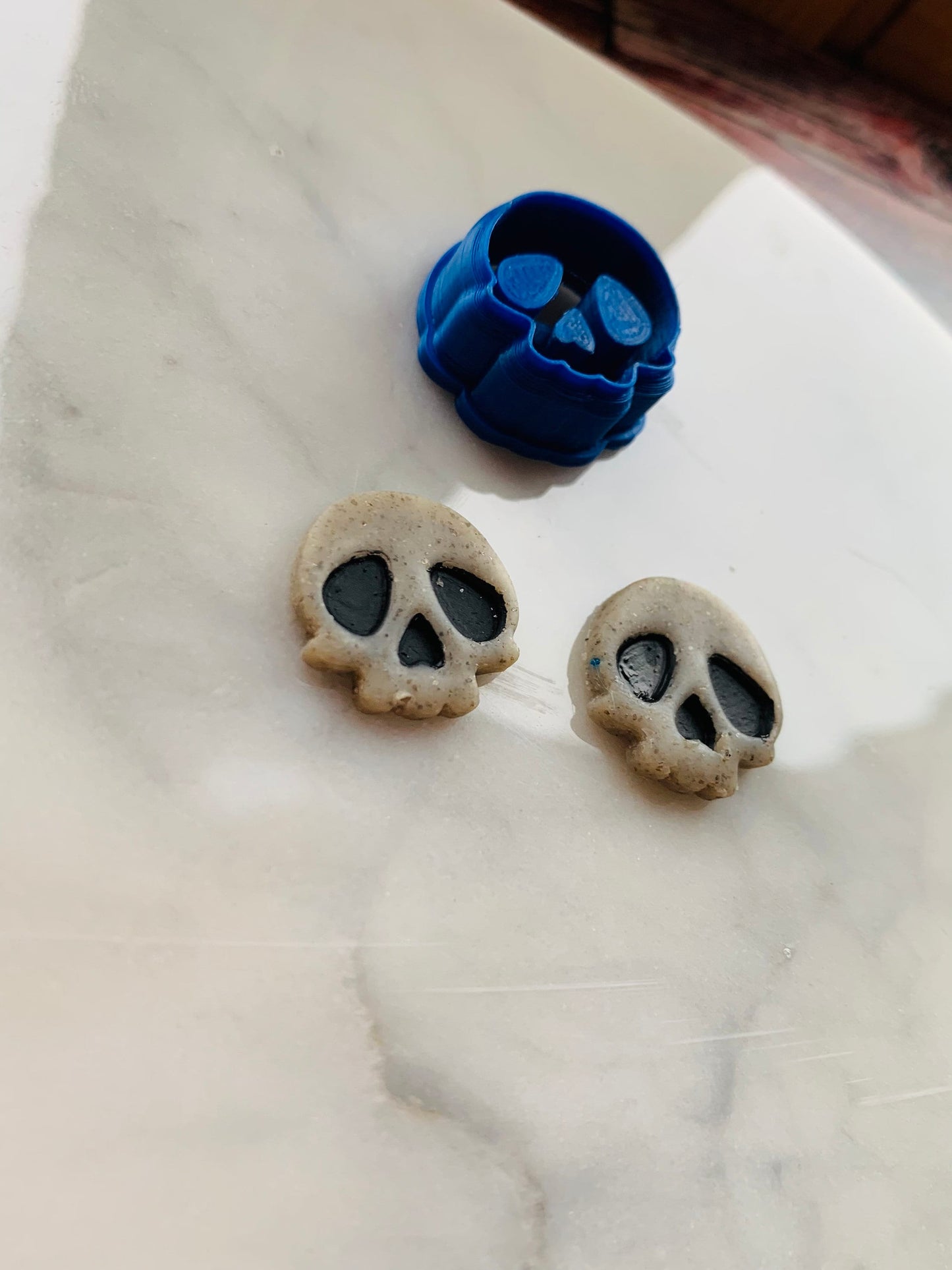 Small Chibi Skull - Embossed Sharp Clay Cutter