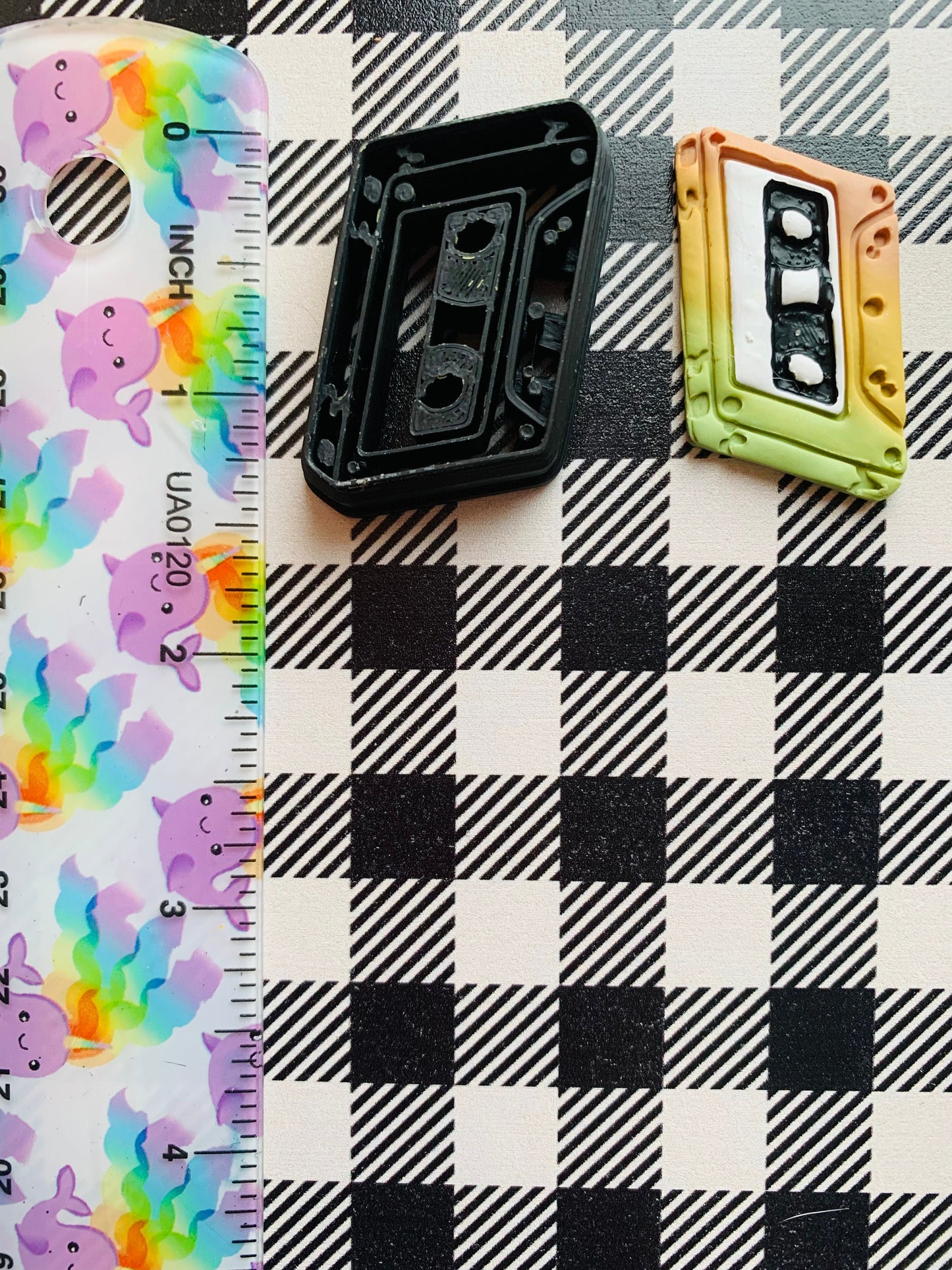 Cassette Mix Tape Sharp Clay Cutter