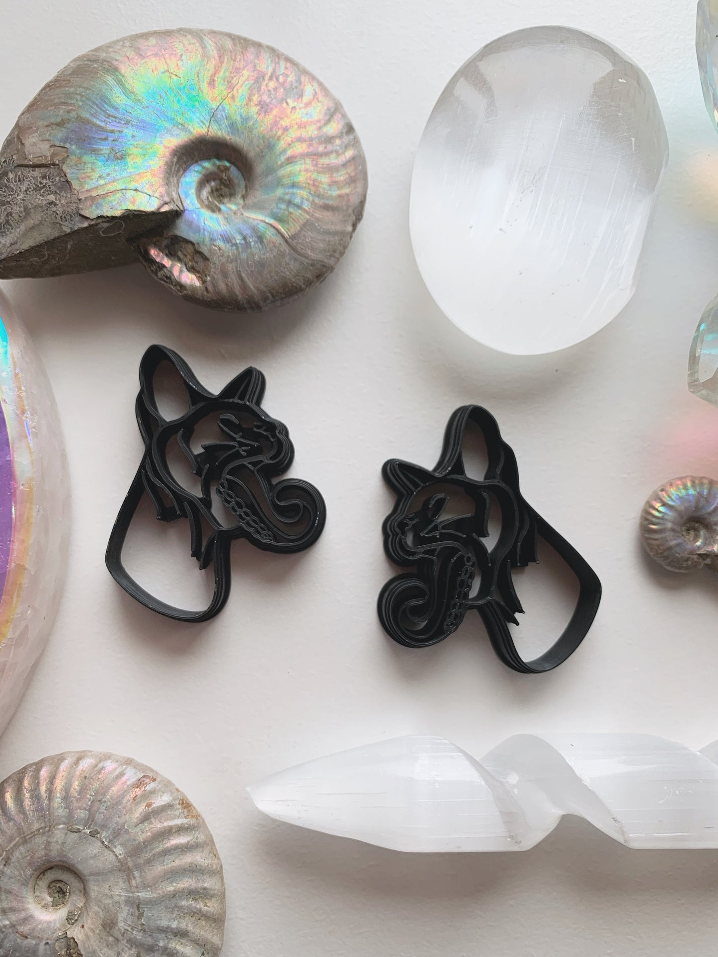 Octopus Tentacle Tongue Yawning Sphinx Cat Head - Embossed Detailed Sharp Clay Cutters