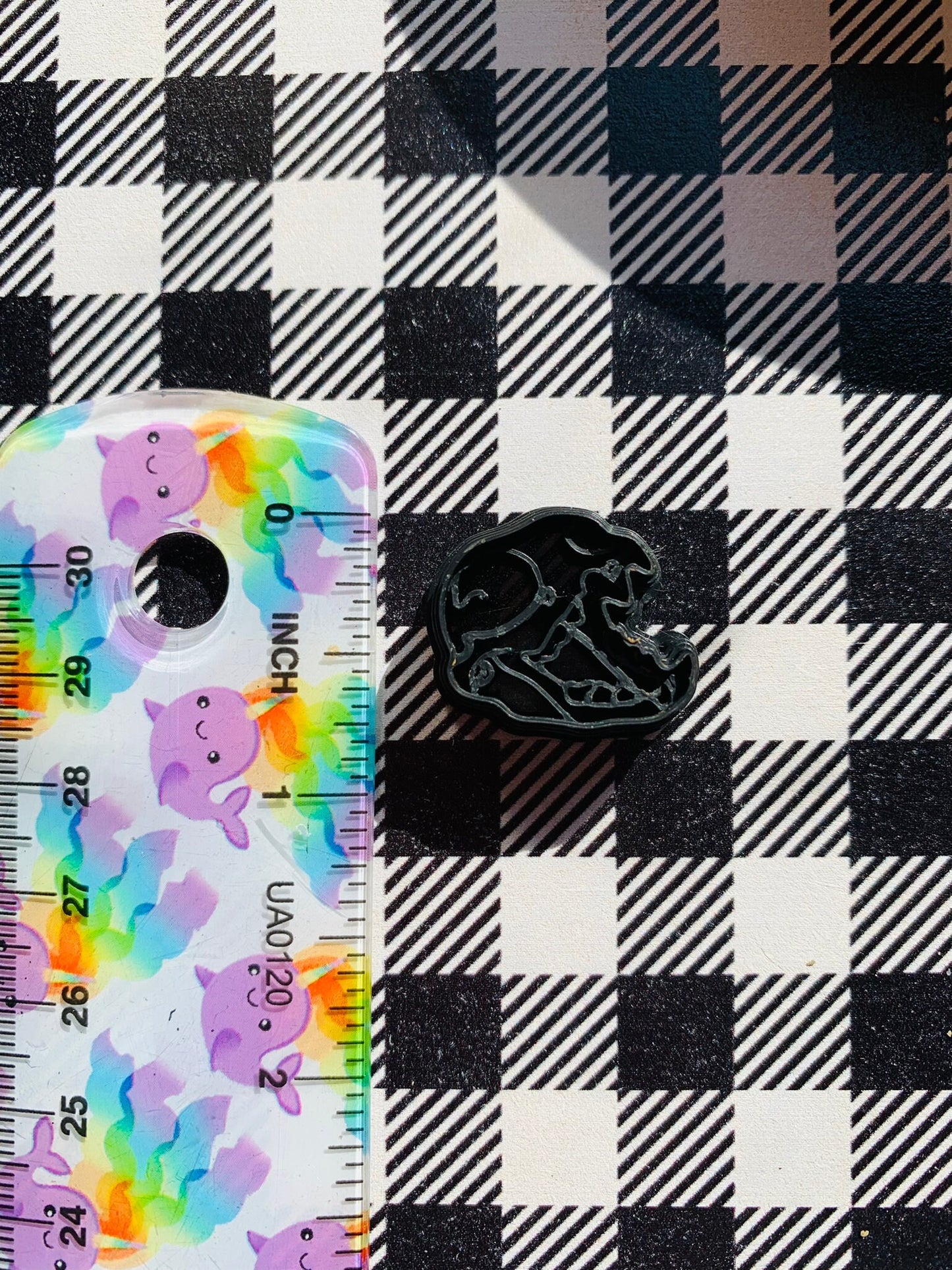 19mm Cat Skull - Embossed Sharp Clay Cutter