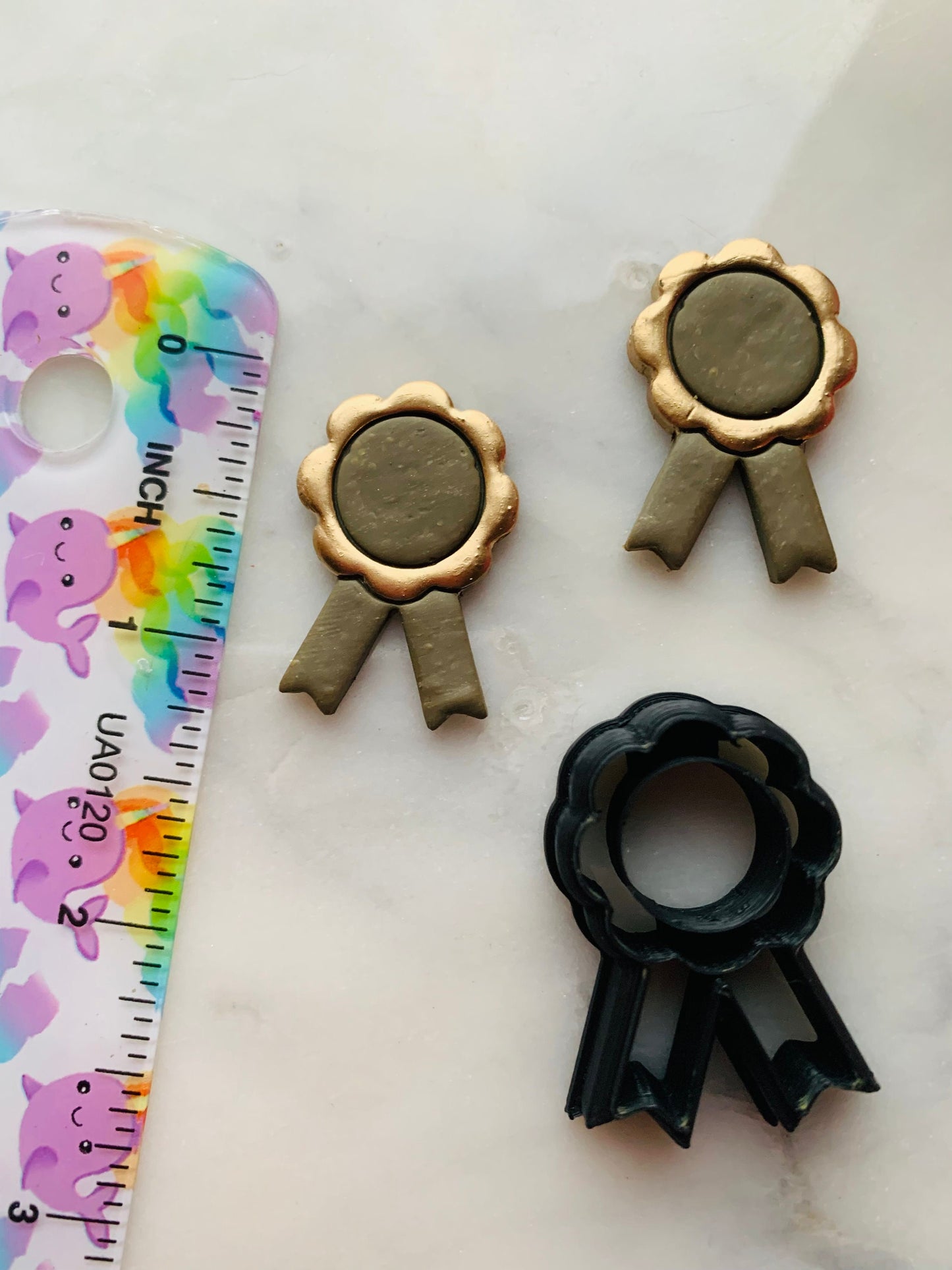 Placement Medal Ribbon Sharp Clay Cutter