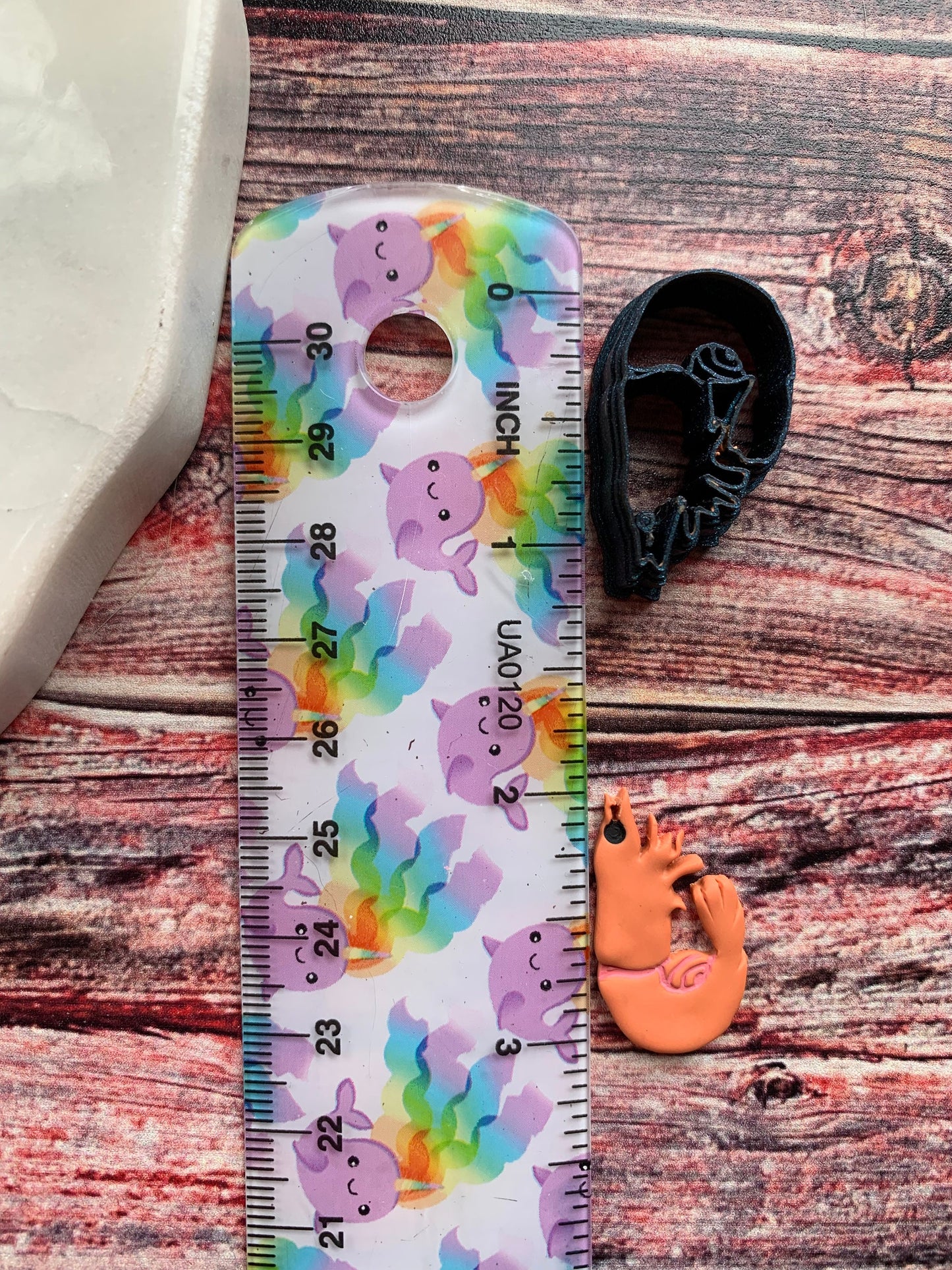 Detailed Little Shrimp Sharp Clay Cutter