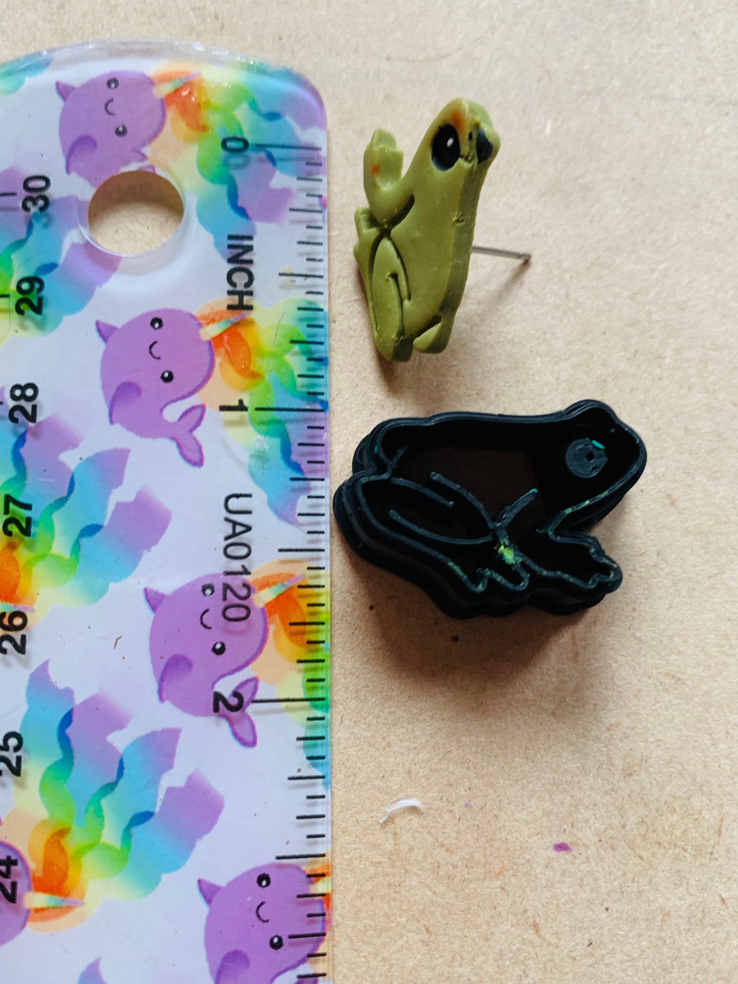 Cute Little Frog Sharp Clay Cutter