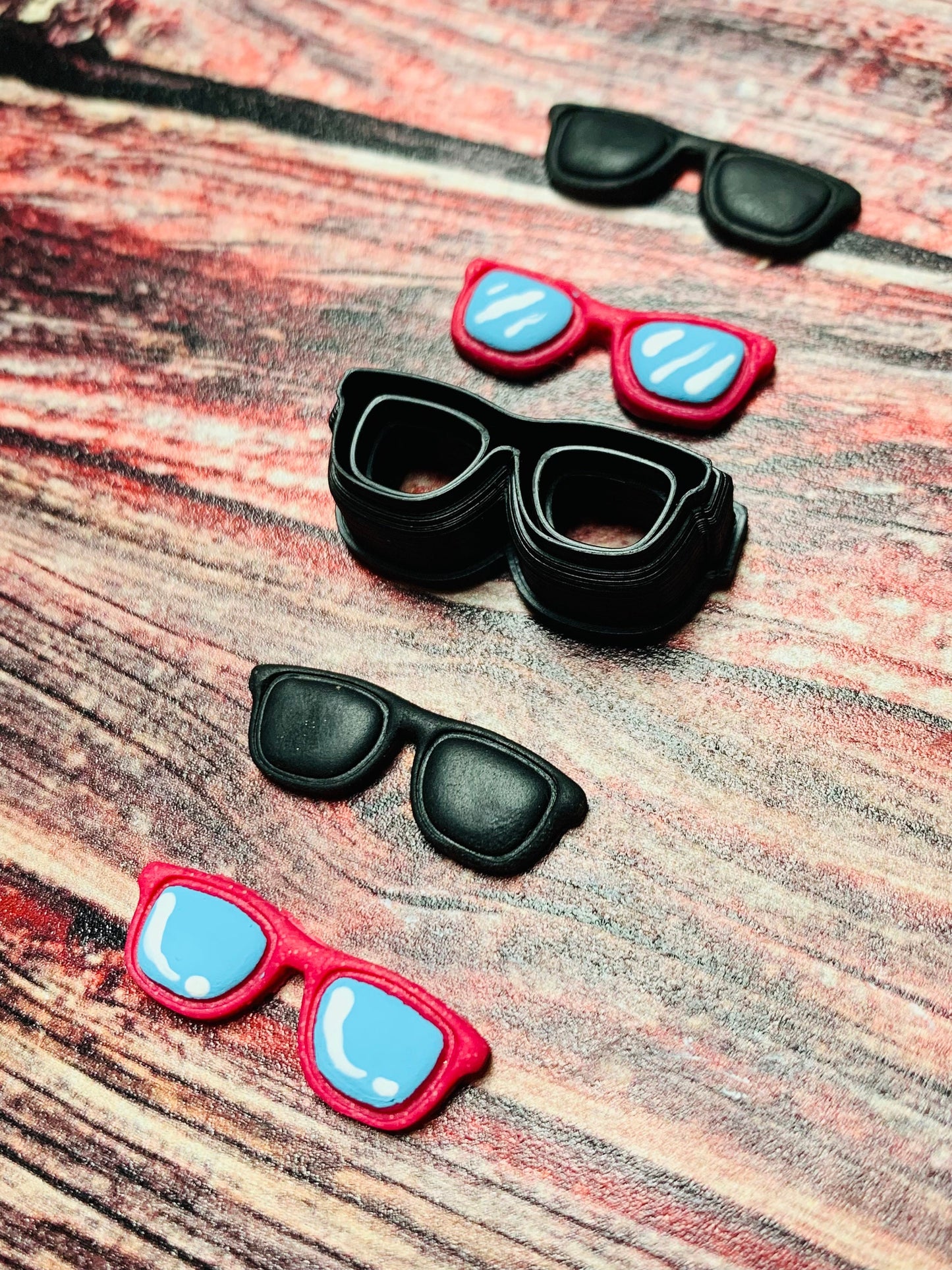 Wayfarer Sunglasses- Embossed Sharp Clay Cutter