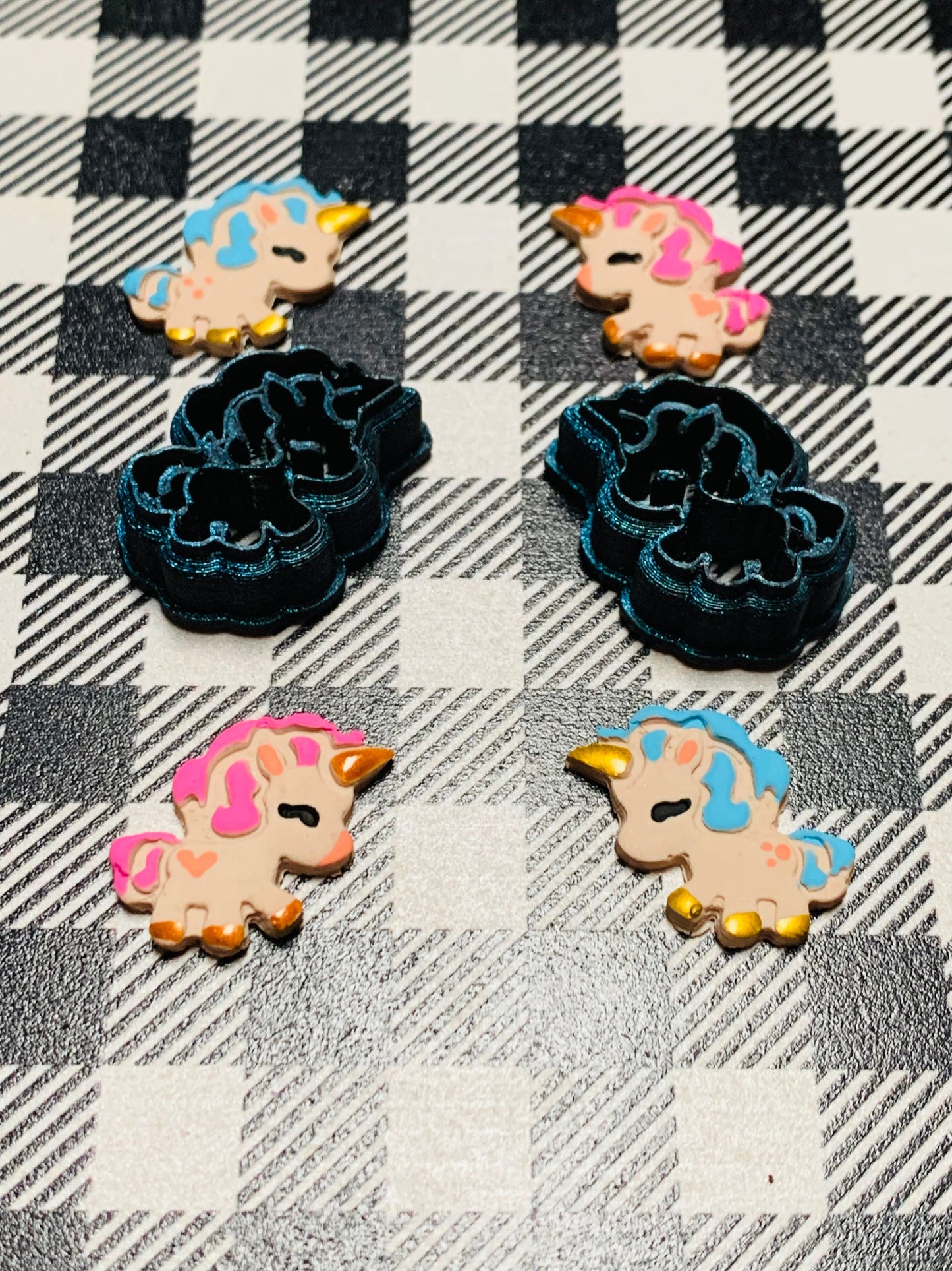 Small Chibi Unicorn Pony - Sharp Polymer Clay Cutter