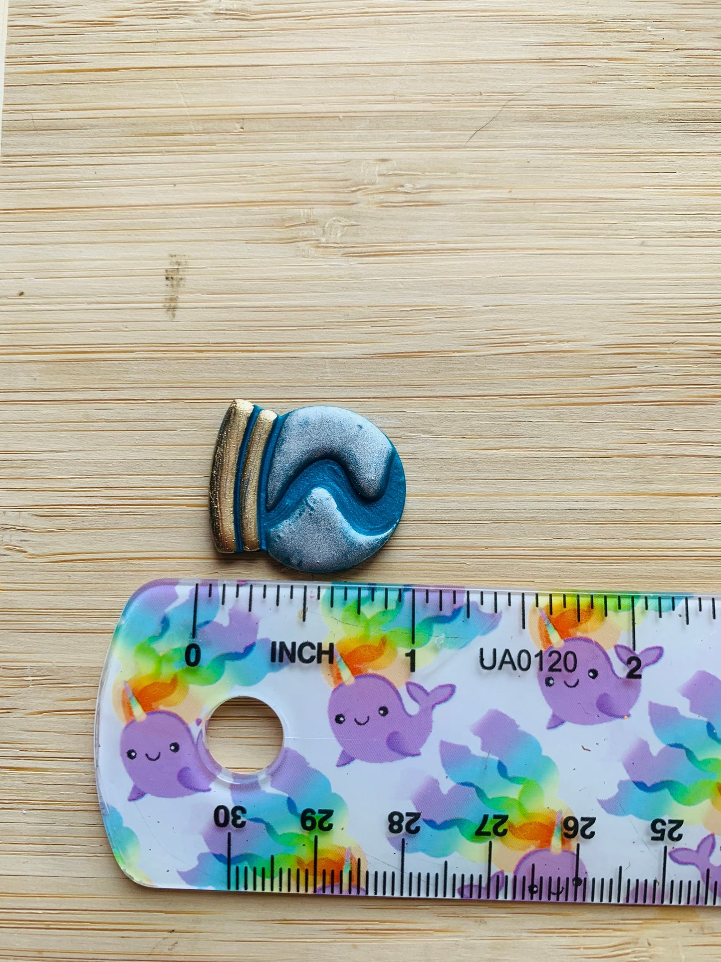 Small Crystal Ball with Mystery Swirl Sharp Clay Cutter