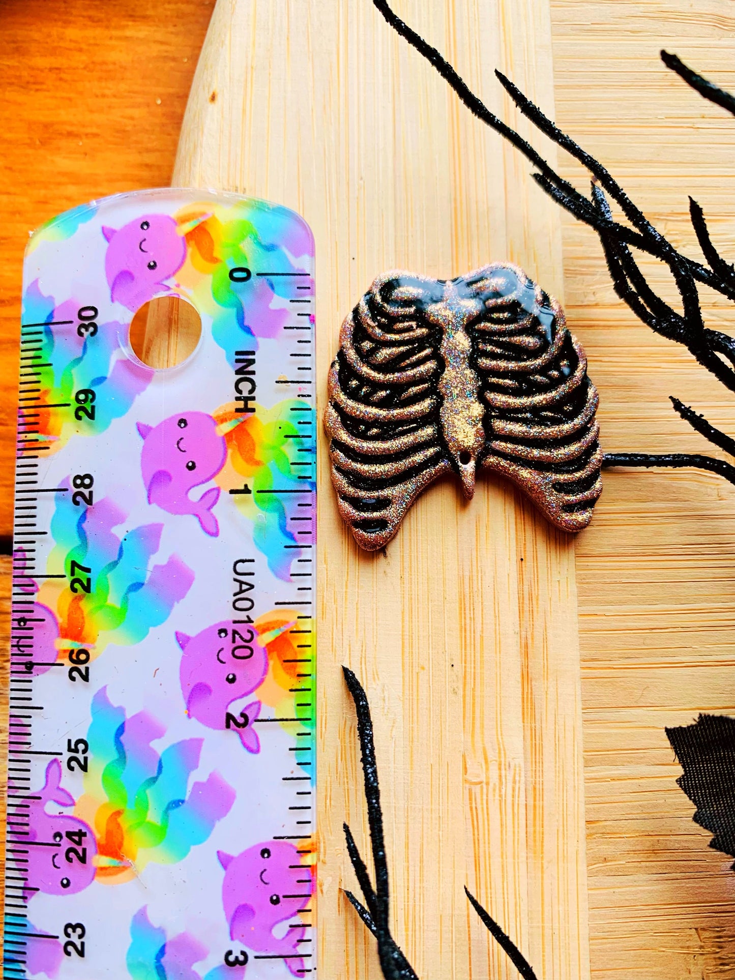 Two-Piece Skeletal Ribcage and Hip Pelvis Bone Sharp Clay Cutter