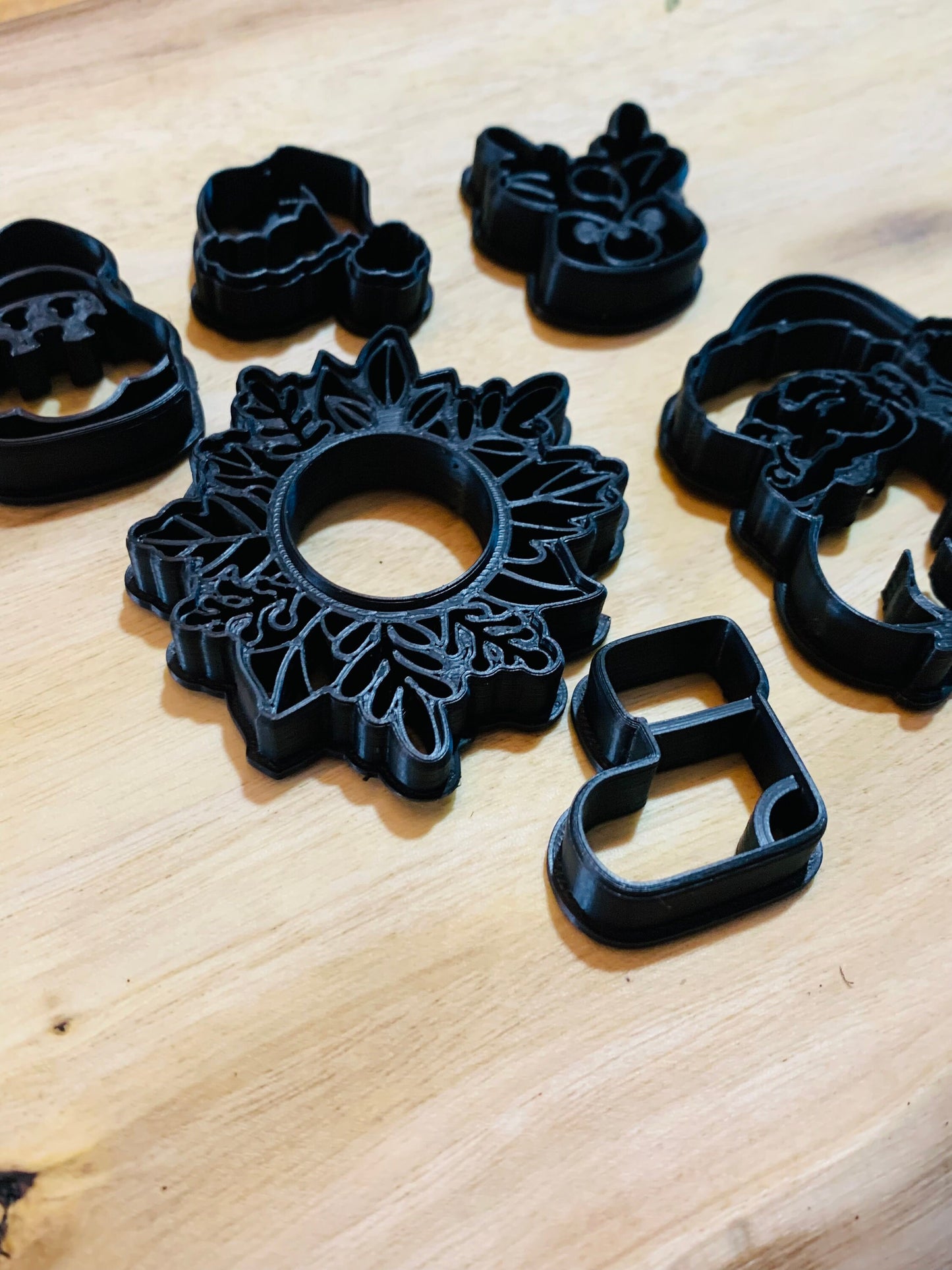 Christmas Holiday Pack Sharp Clay Cutter Set of 6