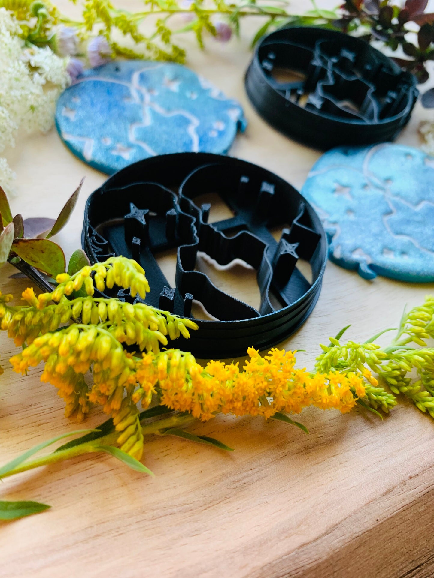 The Celestial Babes - Embossed Sharp Clay Cutters