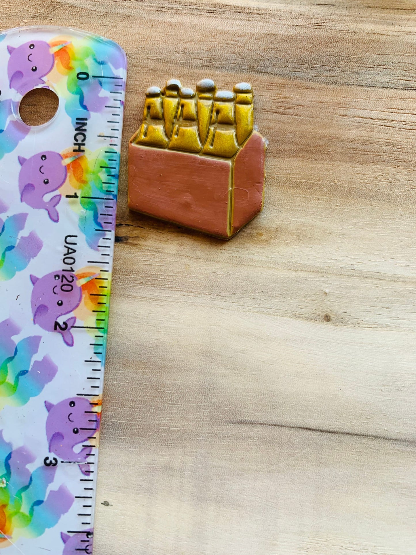 Oktoberfest 6 Pack of Glass Beer Bottles - Embossed Sharp Clay Cutter