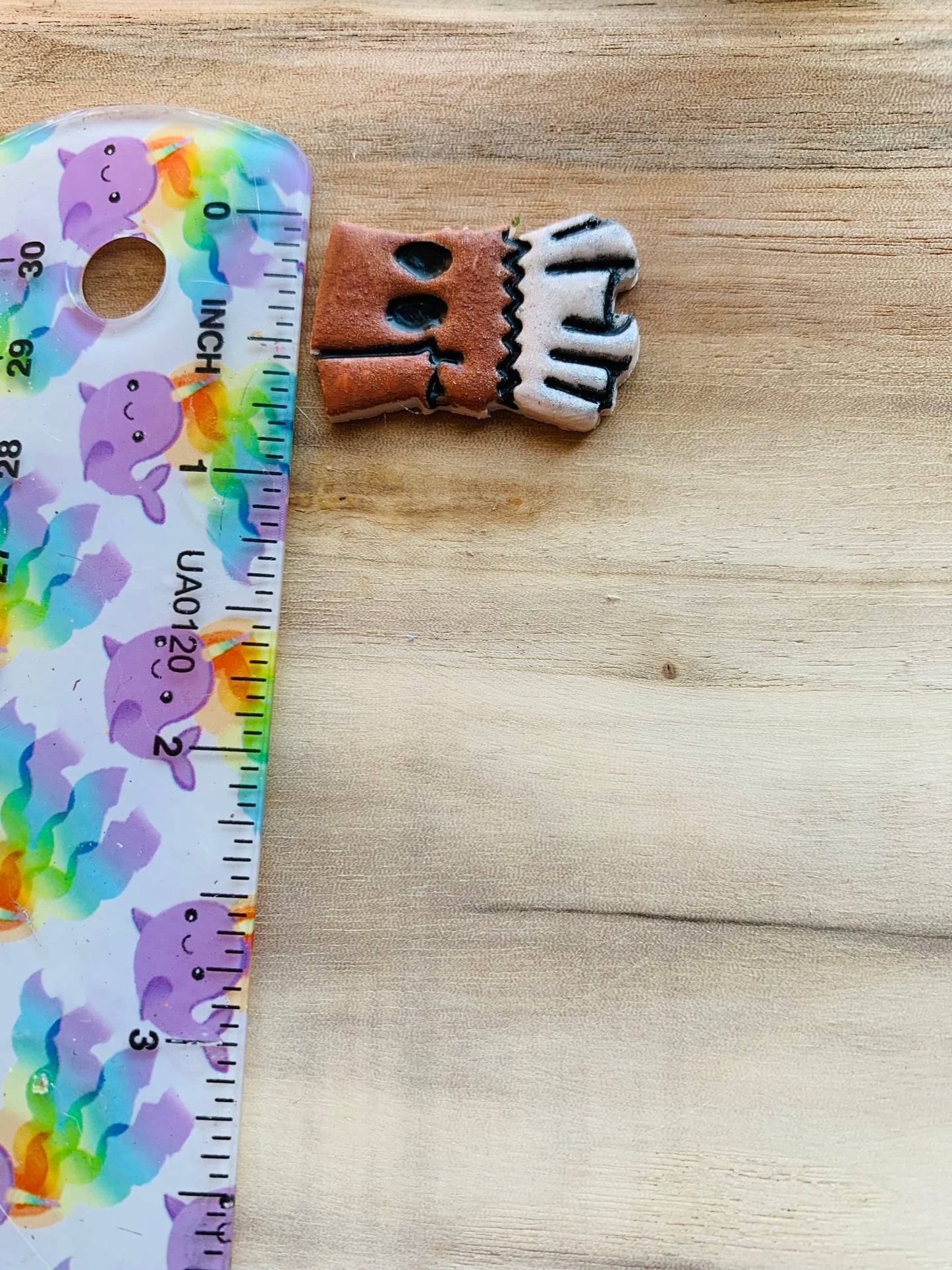 Cute Ghost with Paper Bag Costume - Embossed Sharp Clay Cutter