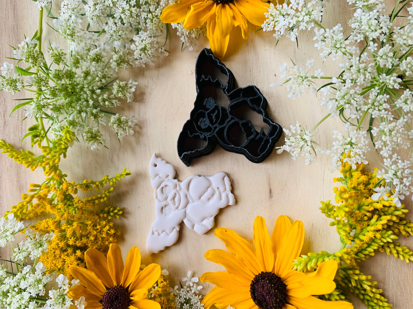 Monster Before Midnight Cute Fluffy Creature Embossed Sharp Clay Cutter