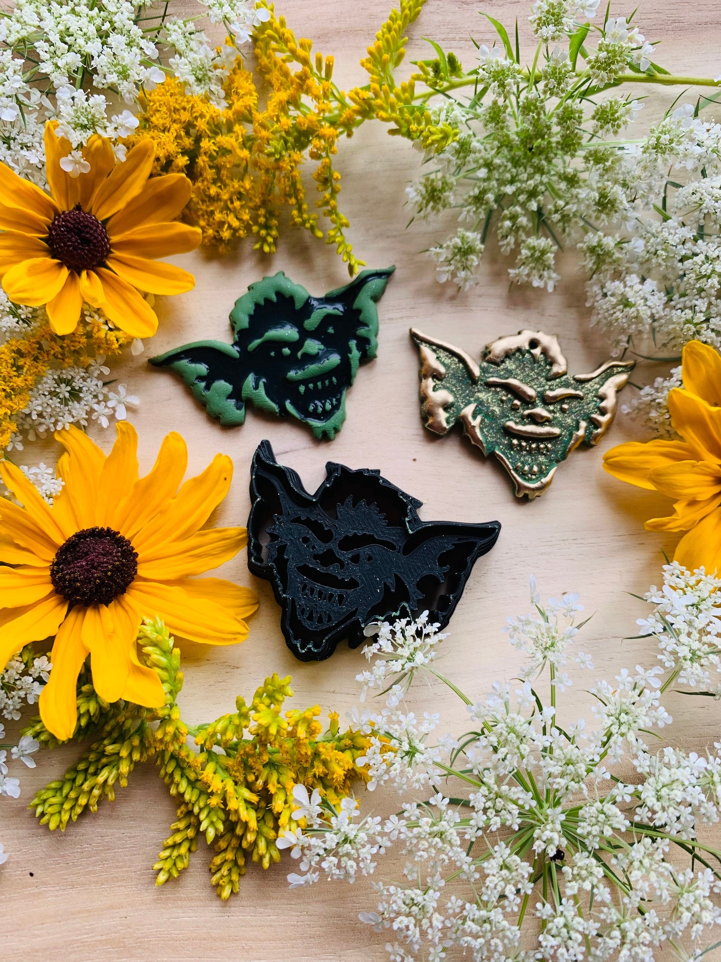 Monster After Midnight Scary Head Embossed Sharp Clay Cutter