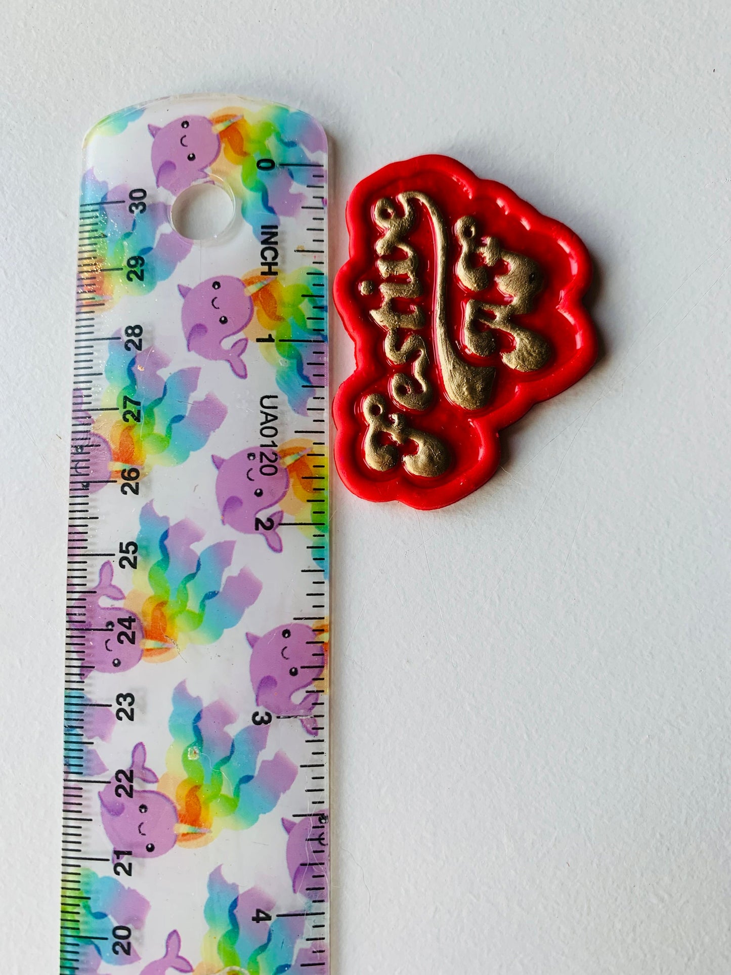 Festive AF Stylized Text Embossed Sharp Clay Cutter