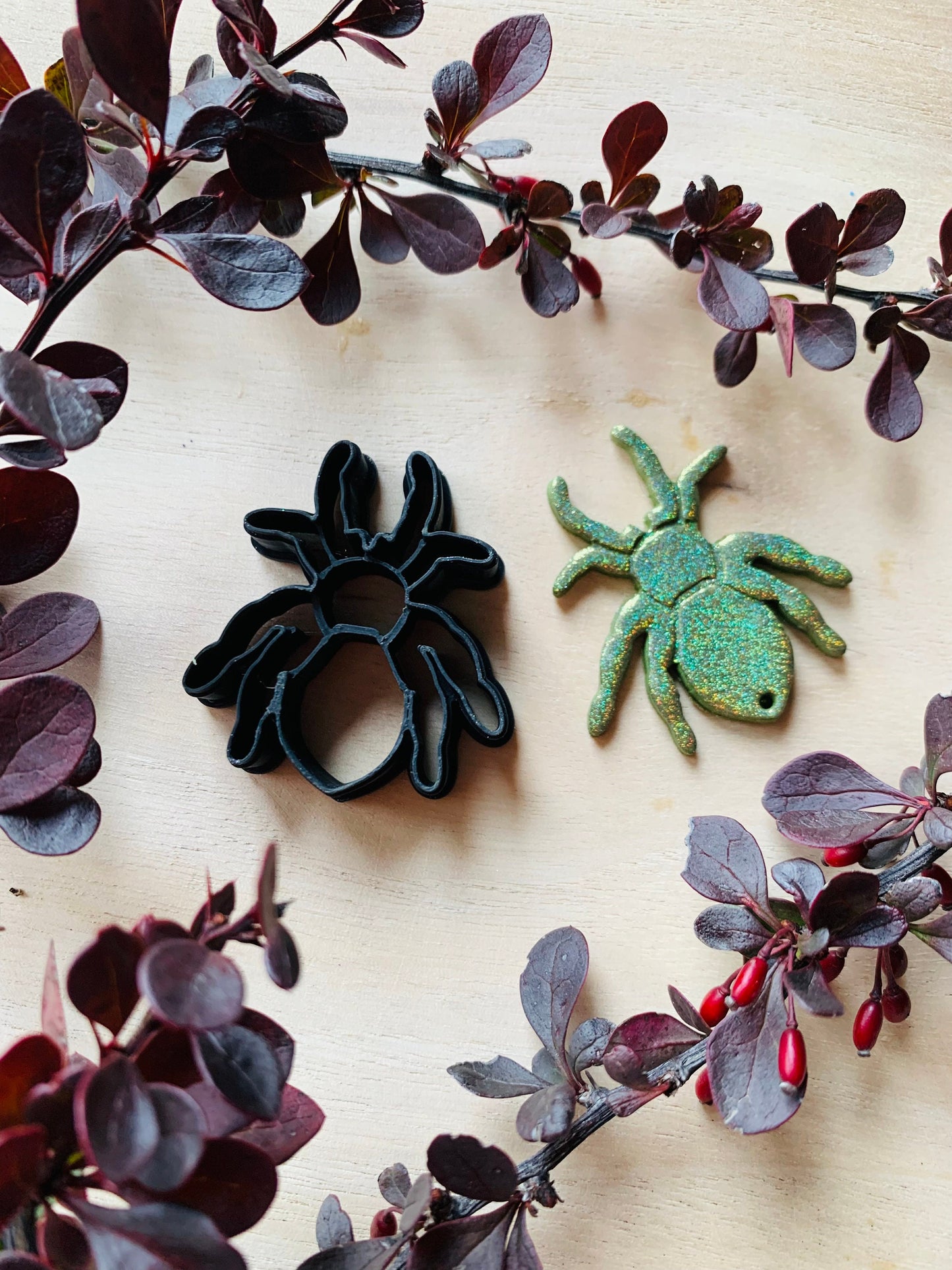 Large Tarantula Arachnid Spider Embossed Sharp Clay Cutter