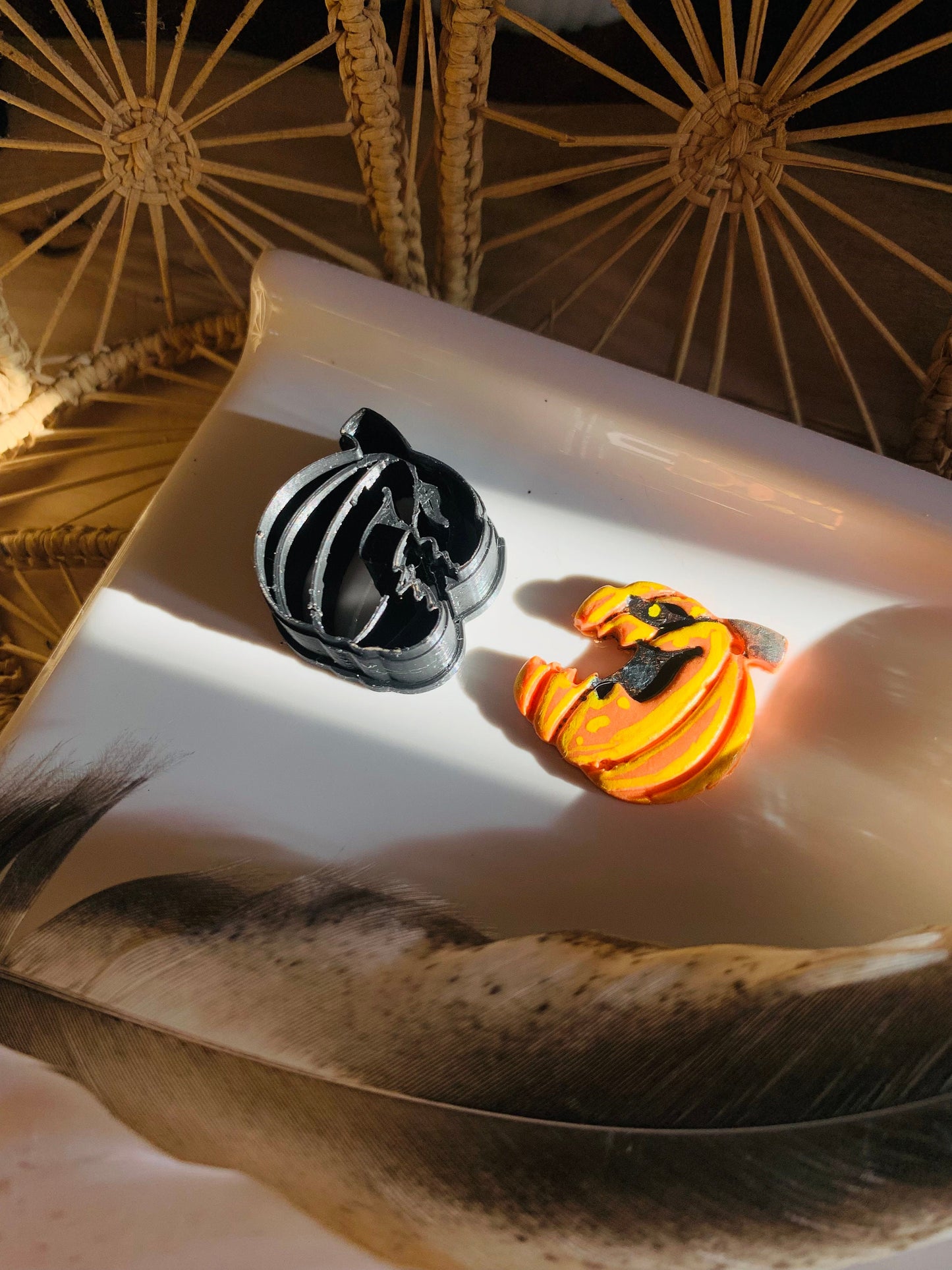 Scary Jack O Lantern Pumpkin Sharp Clay Cutter