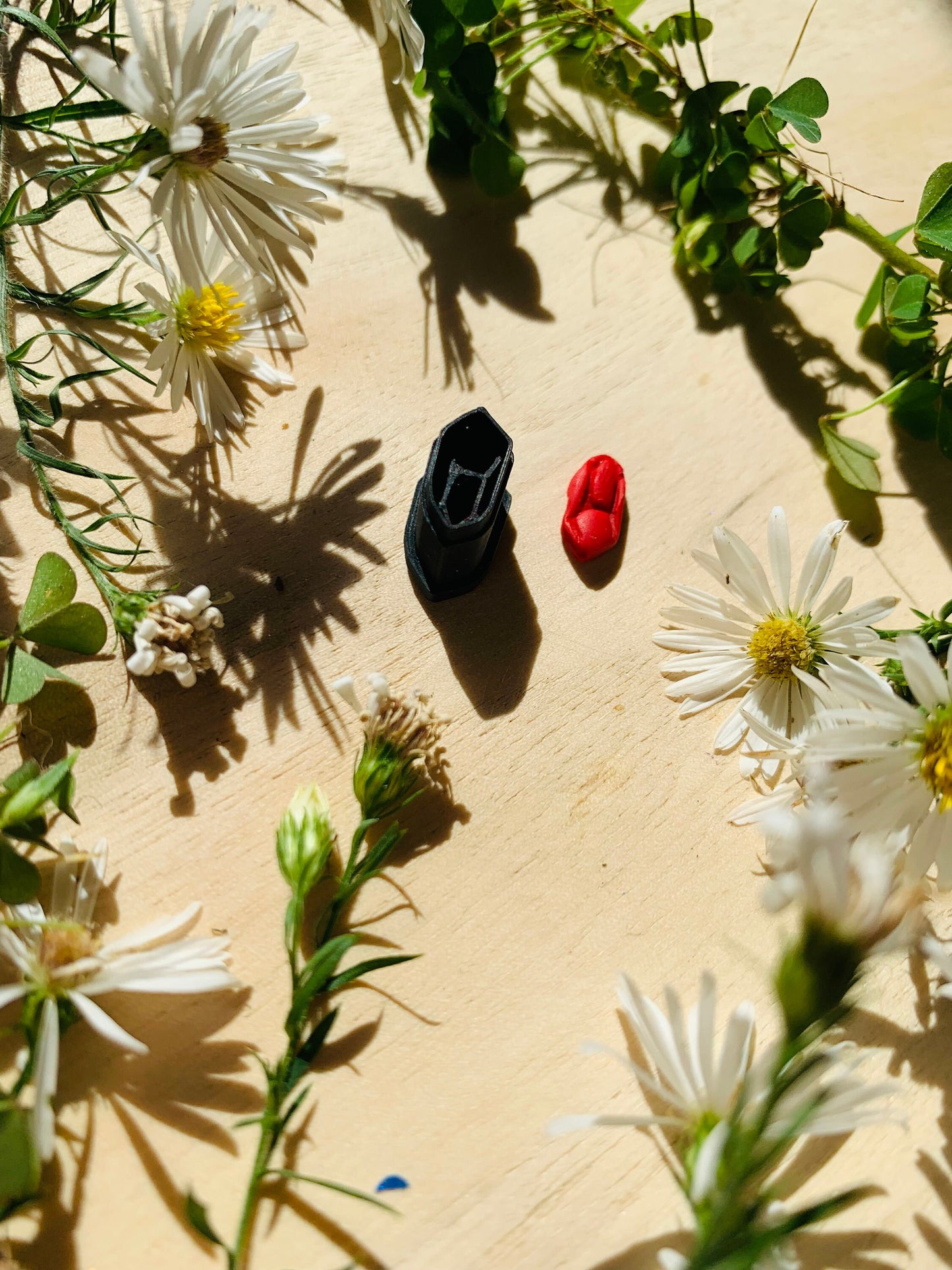 Micro Sized Tiny Double Terminated Point Crystal Gem Sharp Clay Cutter