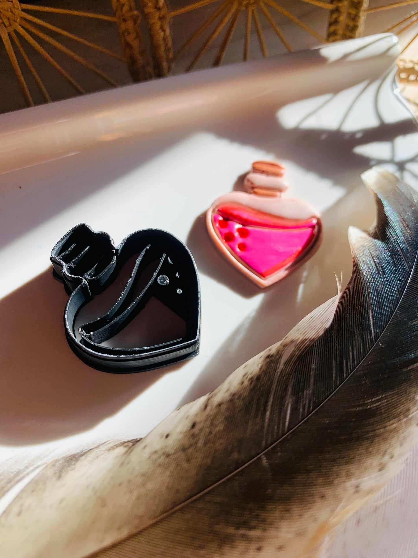 Heart Shaped Love Potion Sharp Clay Cutter