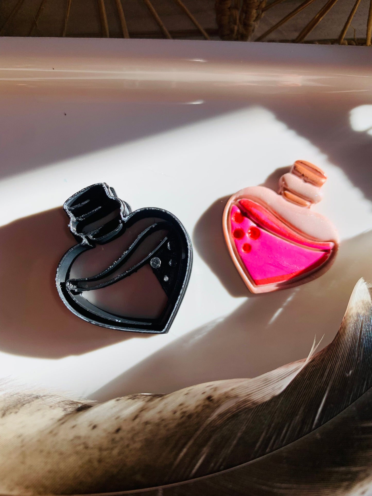 Heart Shaped Love Potion Sharp Clay Cutter