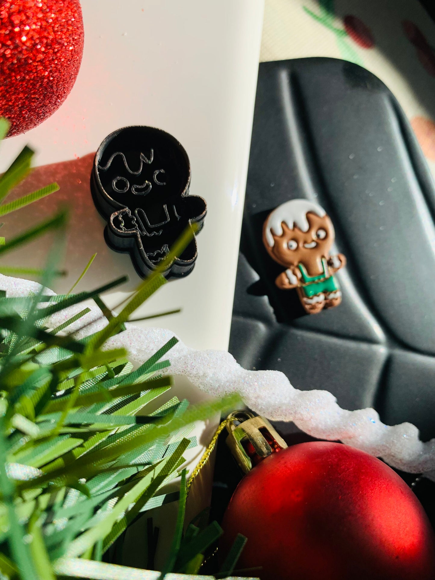 Suspenders Gingerbread Man Sharp Detailed Clay Cutter