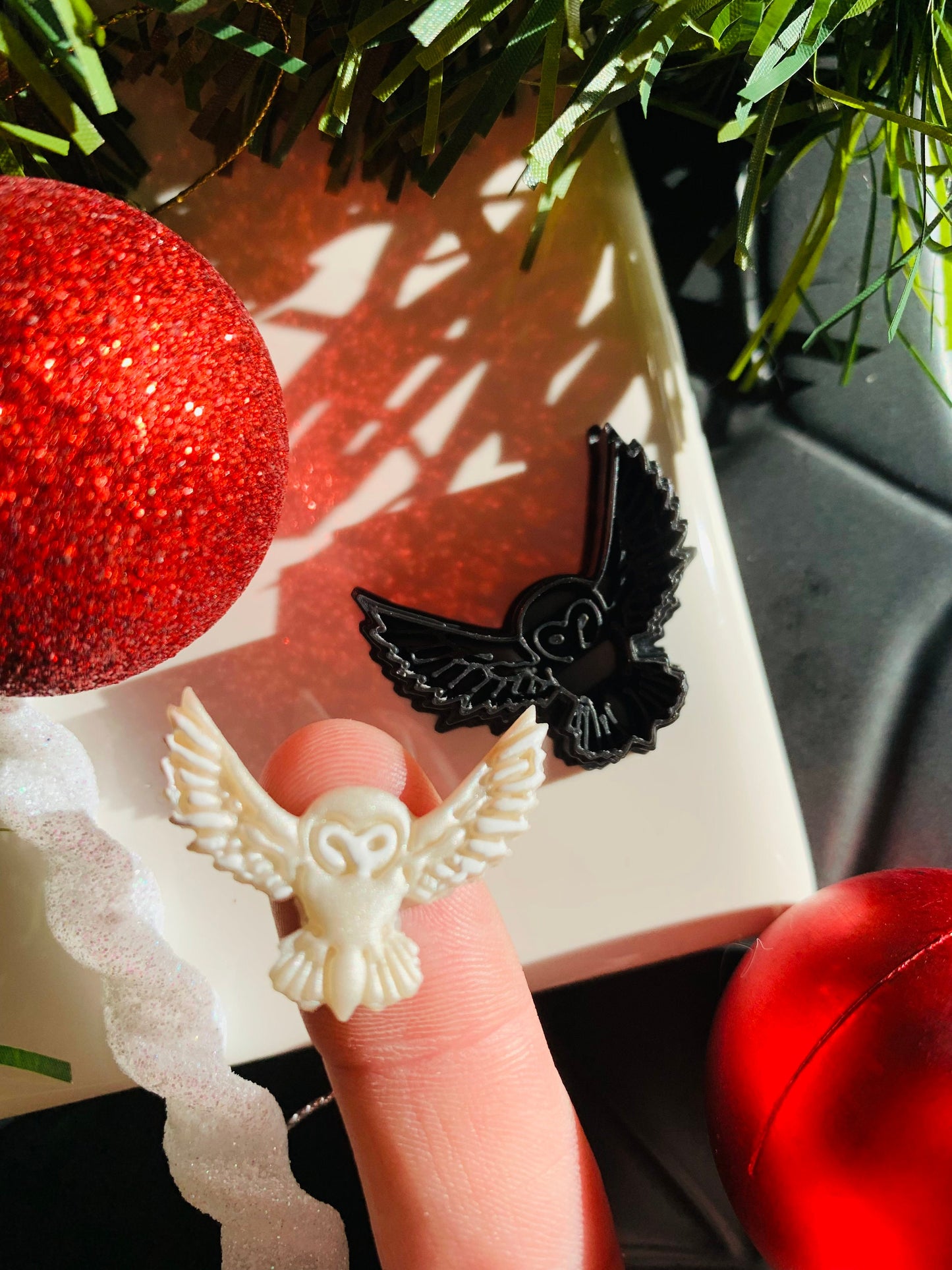 Small Flying Owl Wings Spread Sharp Clay Cutter