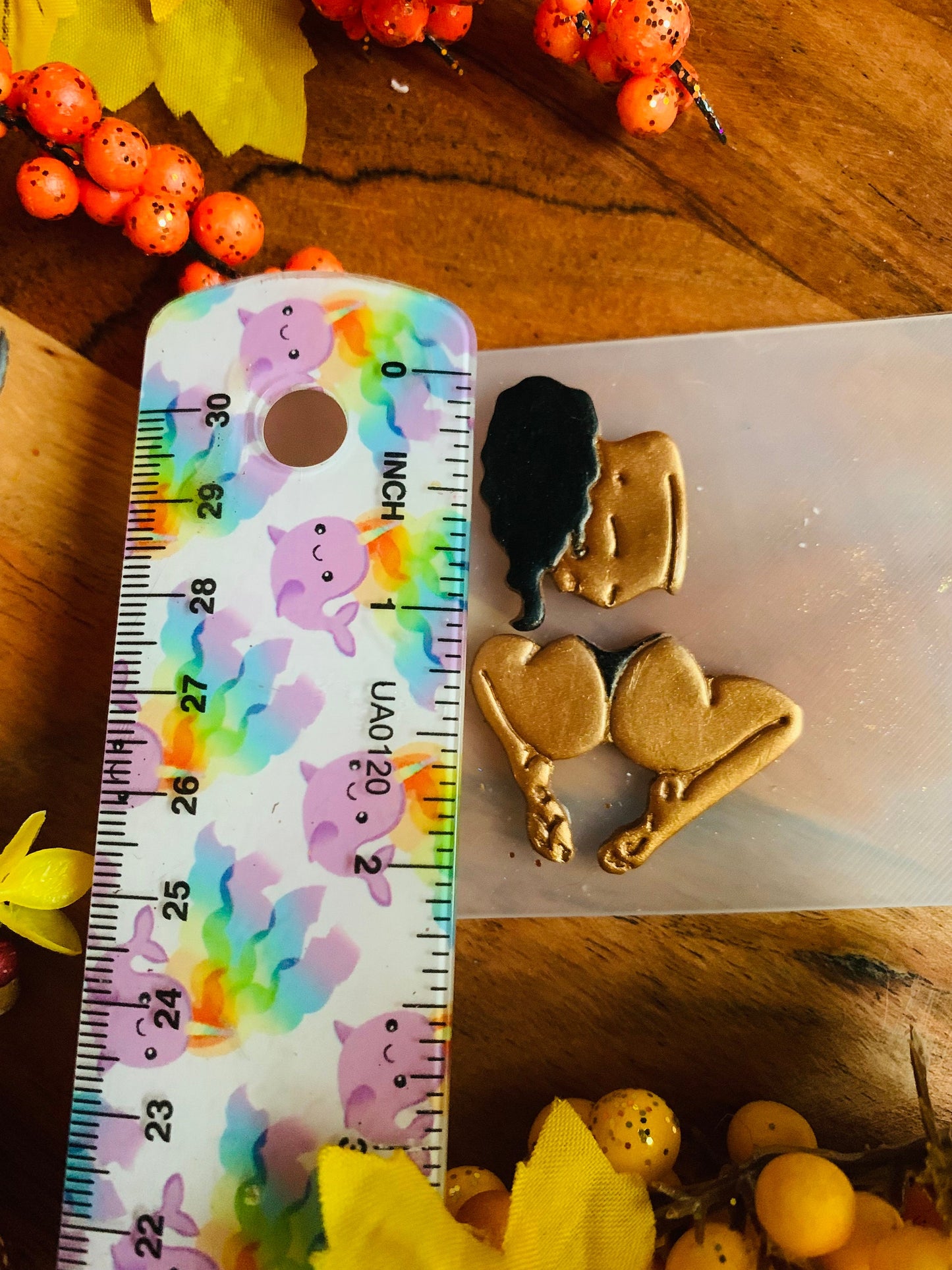 Two Piece Beauty Artistic Body Embossed Sharp Clay Cutter