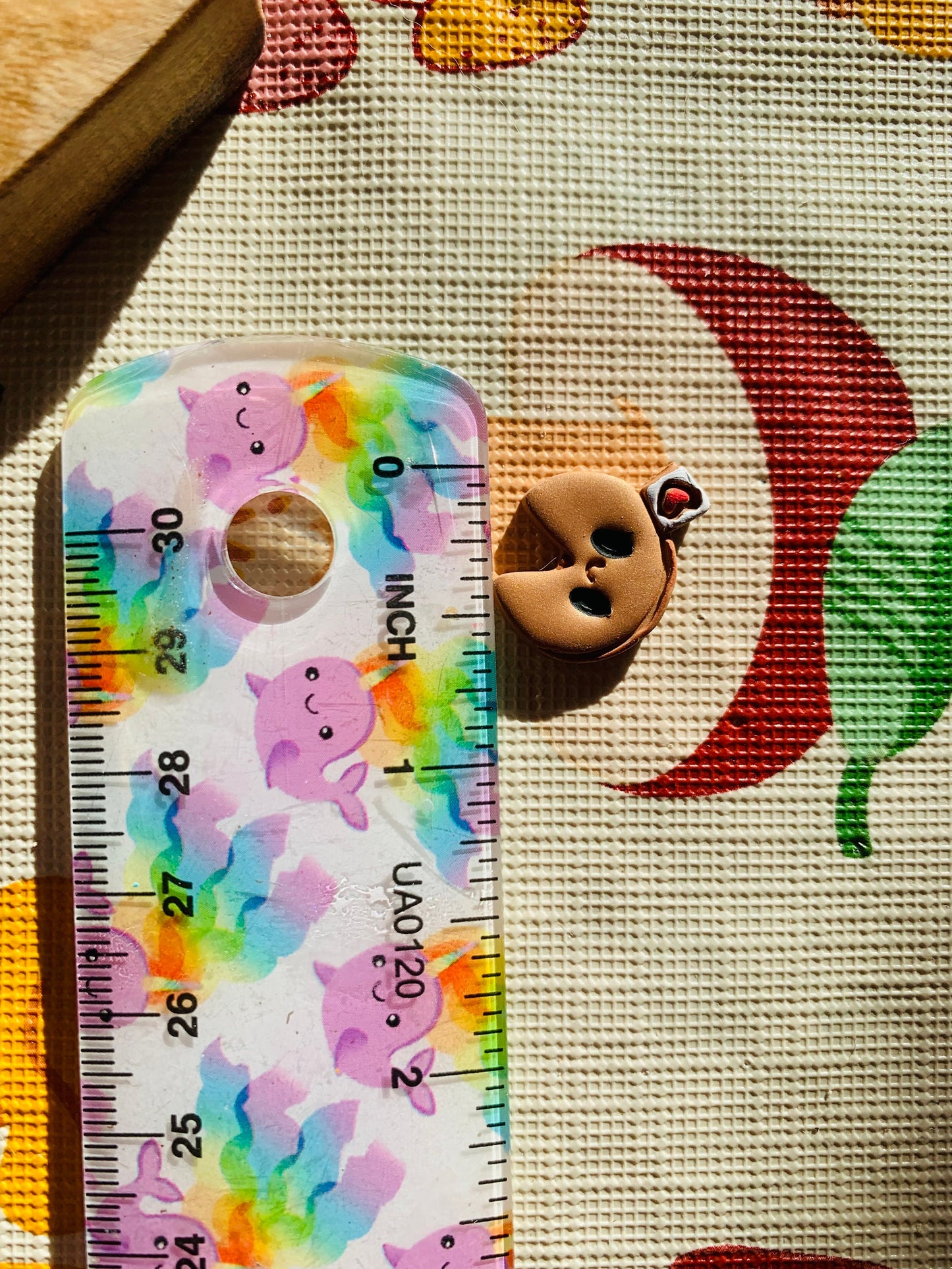 Small Fortune Cookie with Chibi Face Clay Cutter