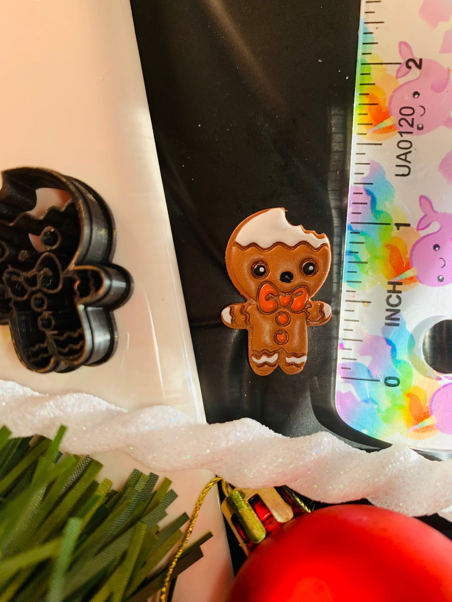 Set of 5 Chibi Gingerbread Men Sharp Detailed Clay Cutters