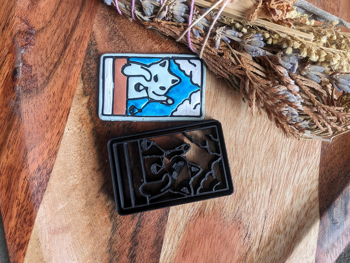 Justice Cat Themed Tarot Card Sharp Clay Cutter