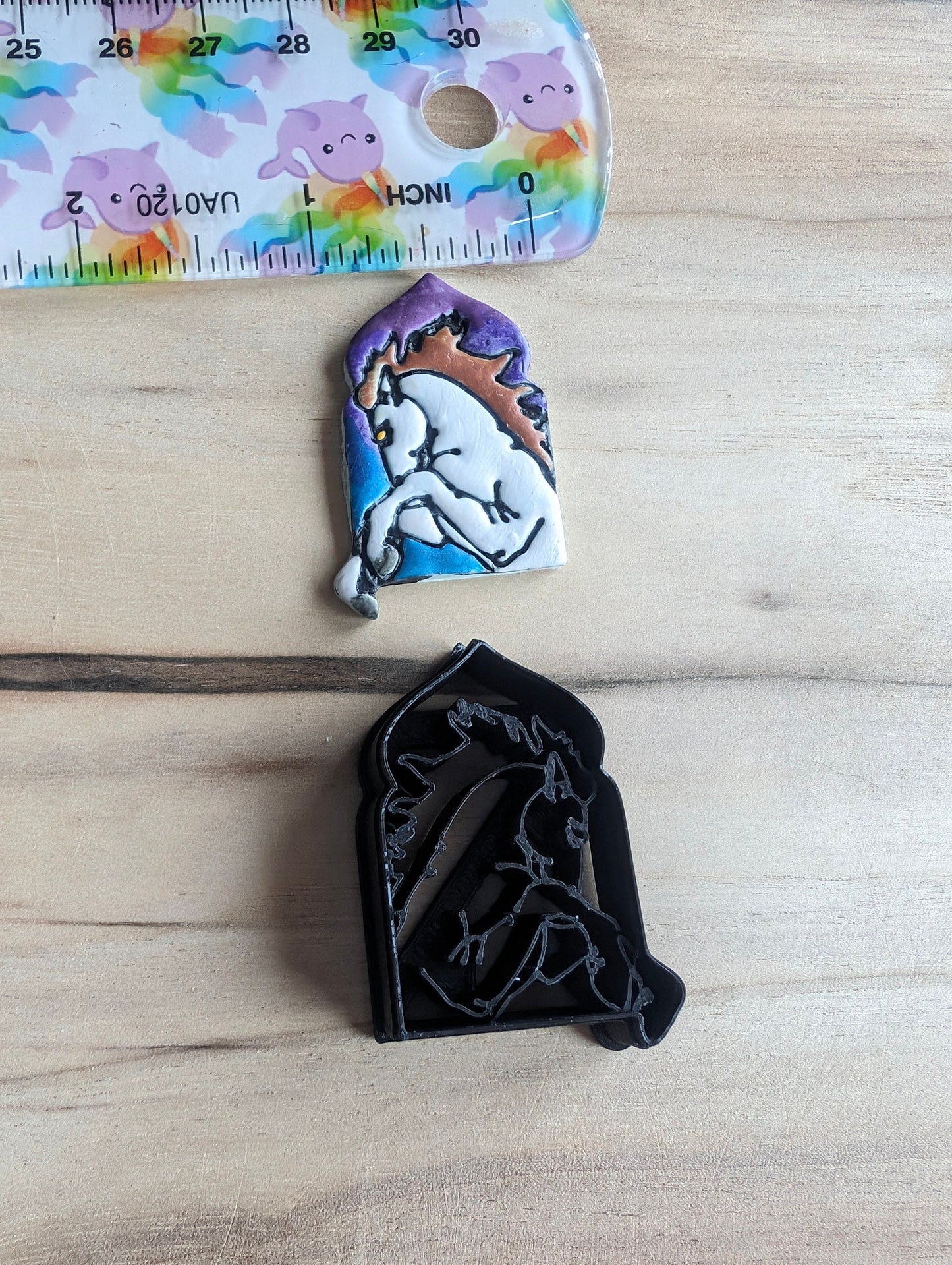 Horse Portrait in Frame Sharp Clay Cutter