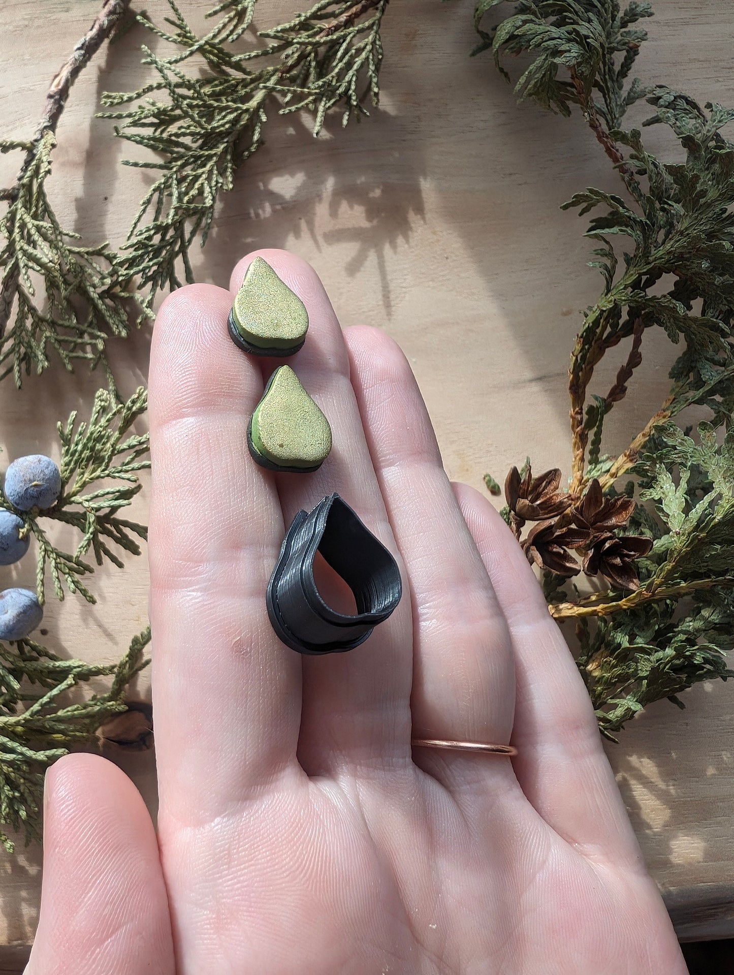 Mini Poplar Leaf Sharp Clay Cutter