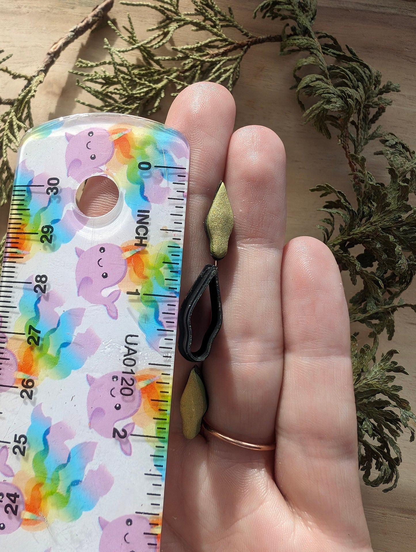 Mini Willow Spear Leaf Sharp Clay Cutter