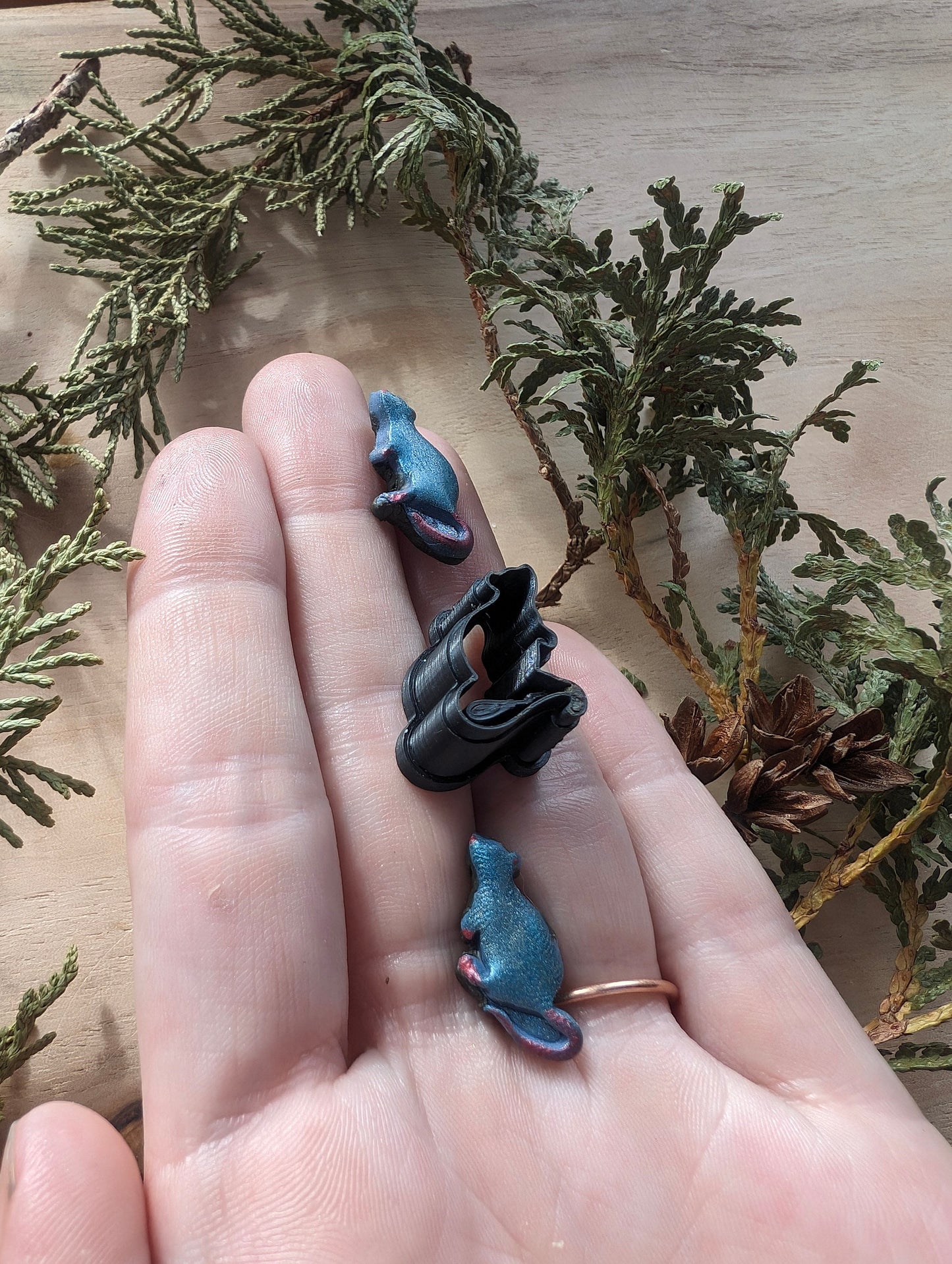 Mini Rat or Mouse with Tricky Tail Sharp Clay Cutter