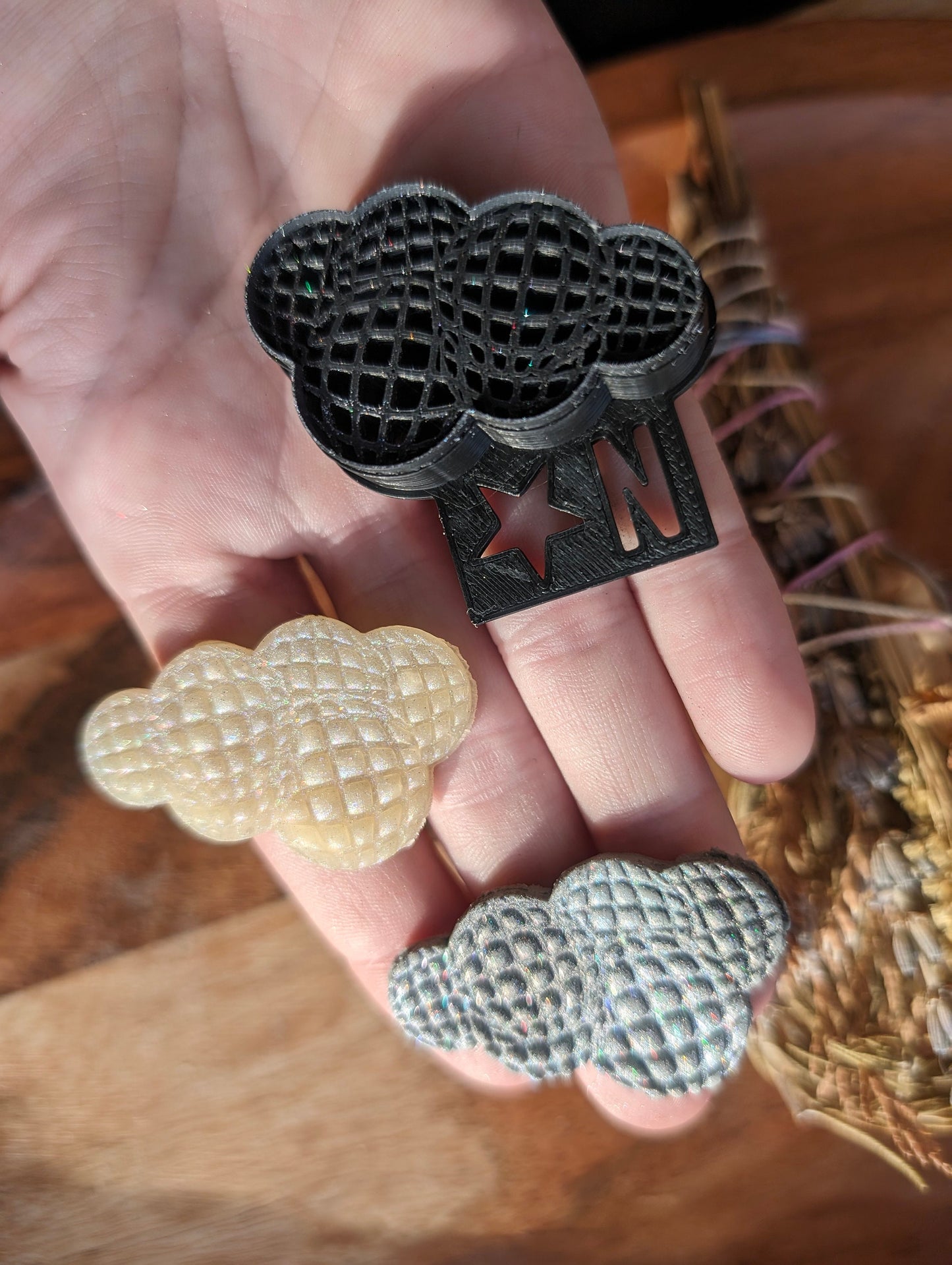 Disco Puffy Cloud Sharp Cutter for Clay Art and More