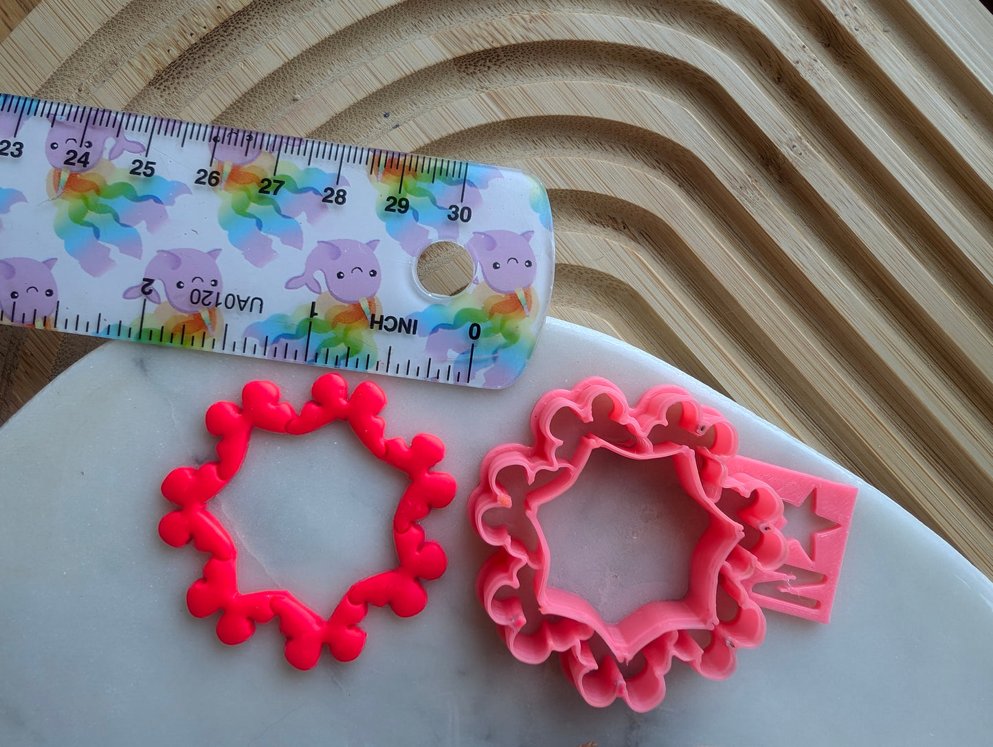 Butterfly Wreath Sharp Clay Cutter