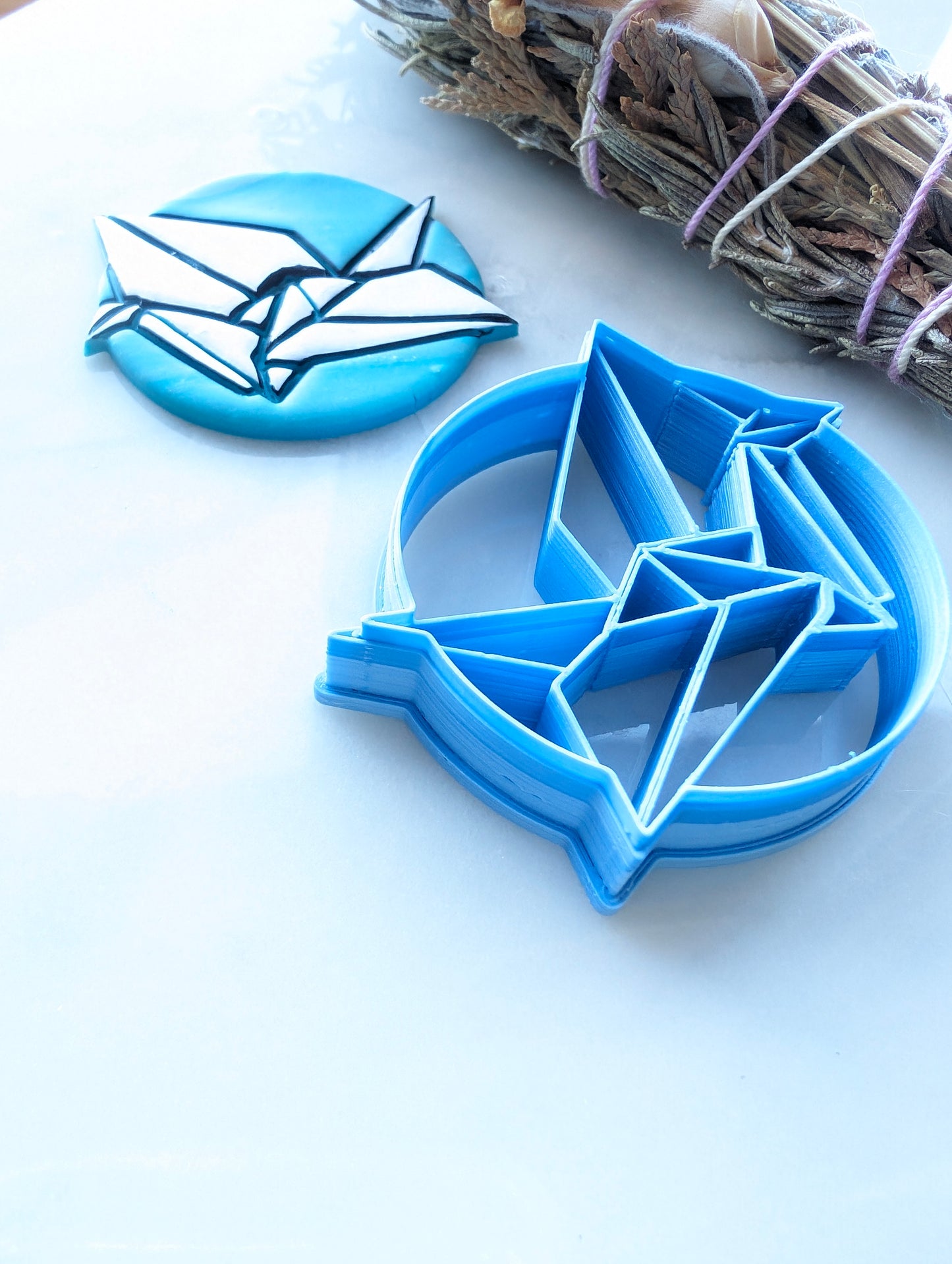 Origami Paper Crane Sharp Clay Cutter