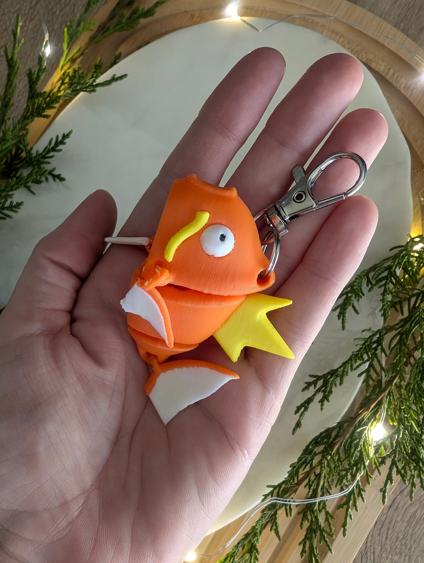Goldfish Character Keychain