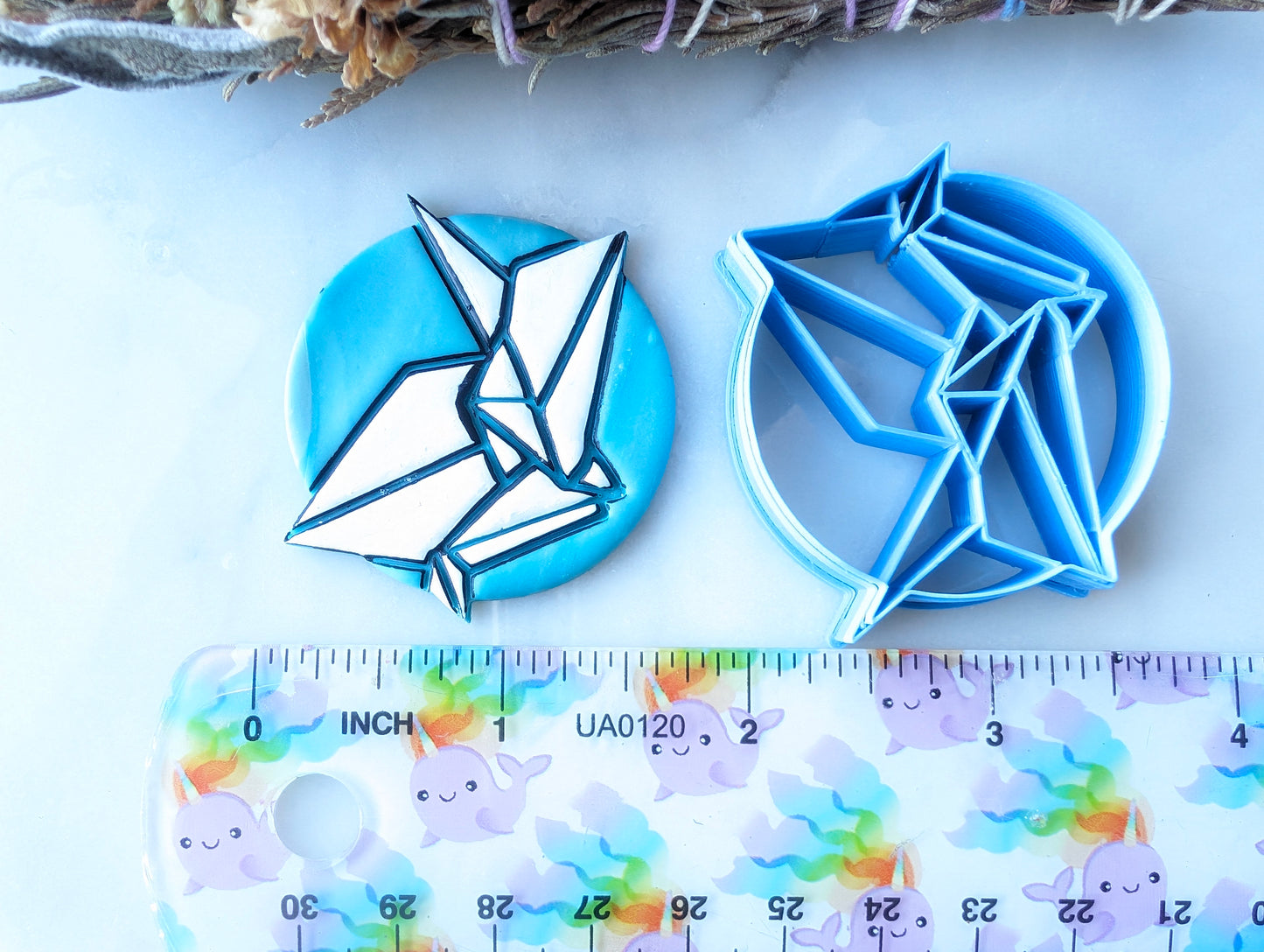 Origami Paper Crane Sharp Clay Cutter