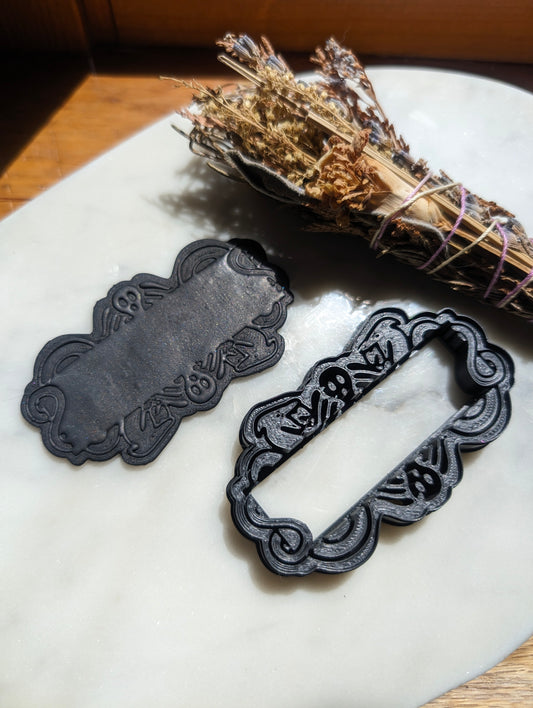 Puffy Graveyard Frame Clay Cutter