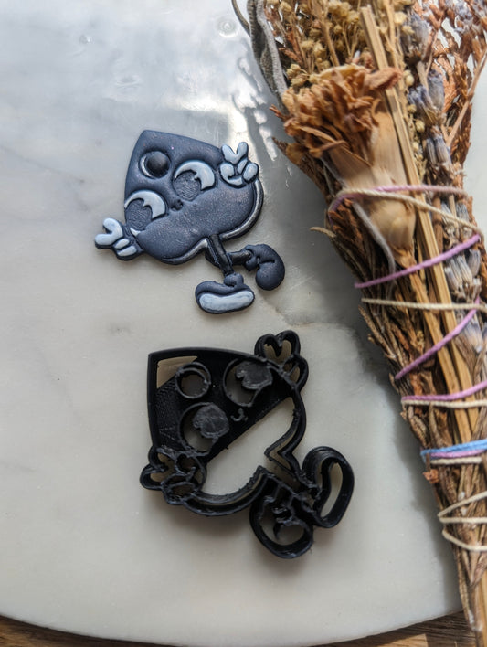 Happy Planchette Buddy Sharp Clay Cutter
